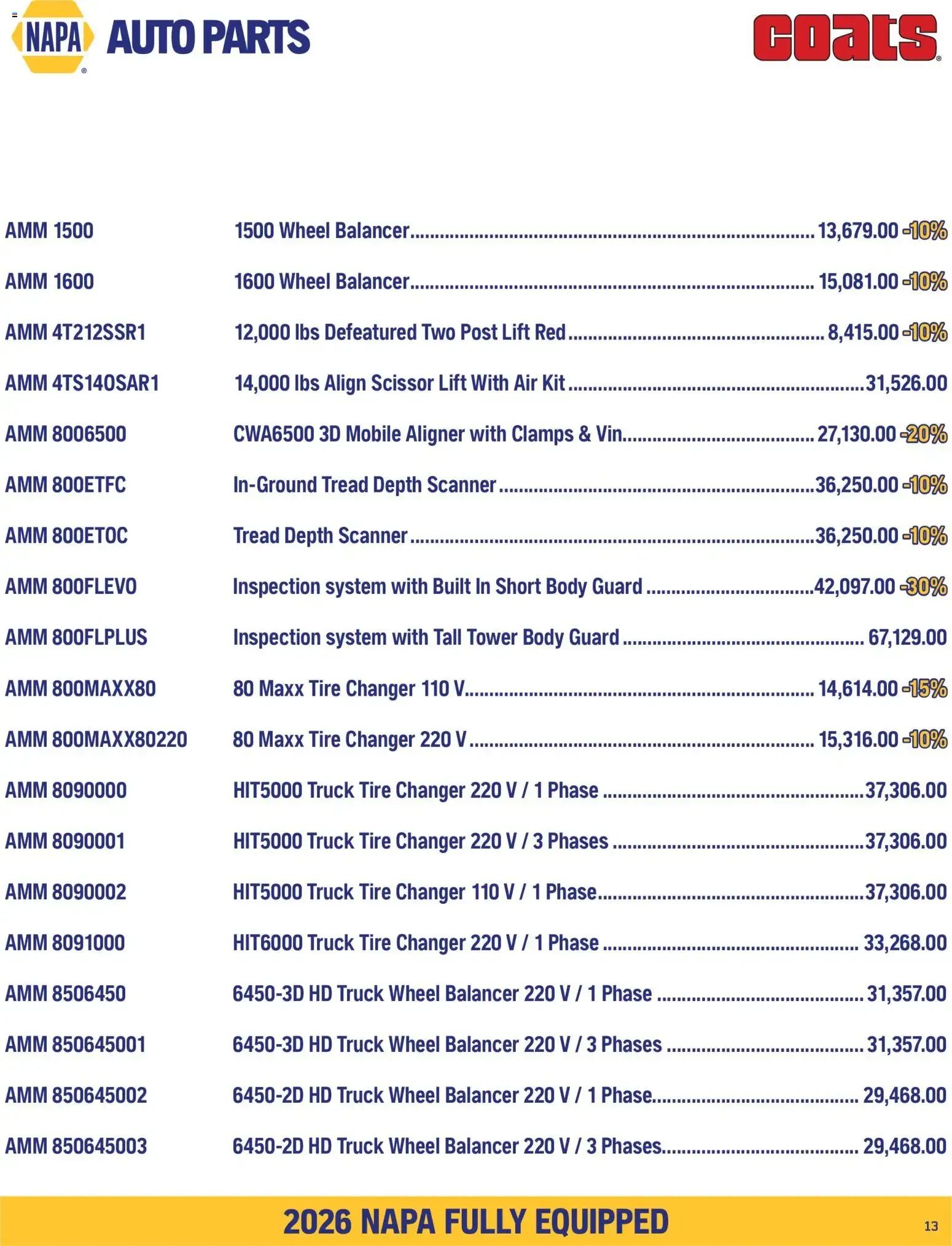 NAPA Auto Parts flyer - Fully Equipped September-October 2026 from Sep 1, 2026 > weekly specials & deals from September 1 to October 31 2026 - flyer page 15