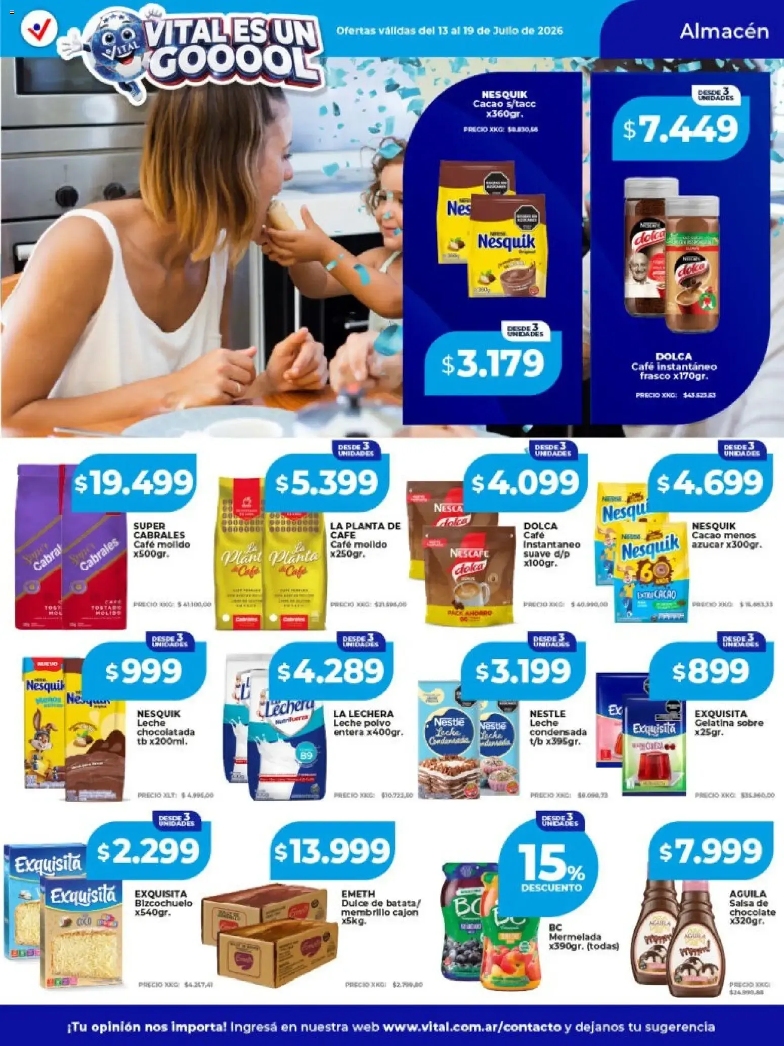 Ofertas de Vital - Ofertas || del 13/07/2026 - 19/07/2026 || Catálogo 13 de julio al 19 de julio 2026 - Página 16 del catálogo