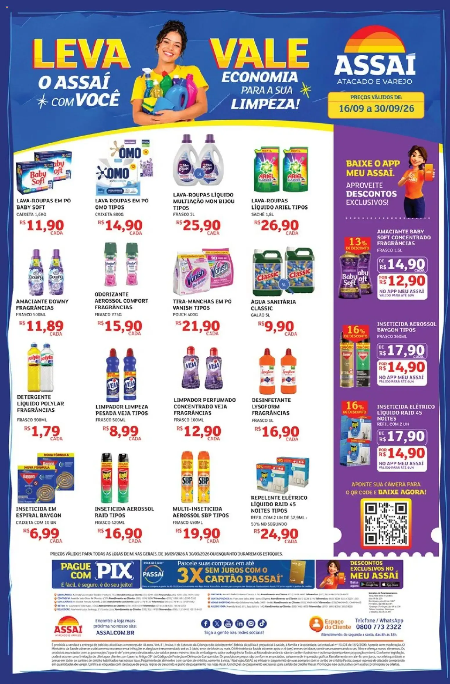 Encarte de Assaí Atacadista ofertas - MG de 16/09/2026 | Promoções Online 16 de setembro até 30 de setembro 2026 - Pagina 1