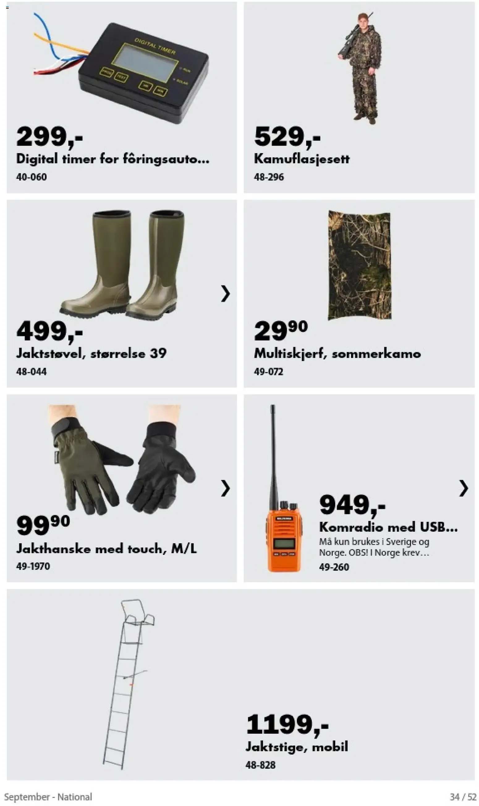 Biltema fra 1. september til 30. september 2026 - kundeavisside 34