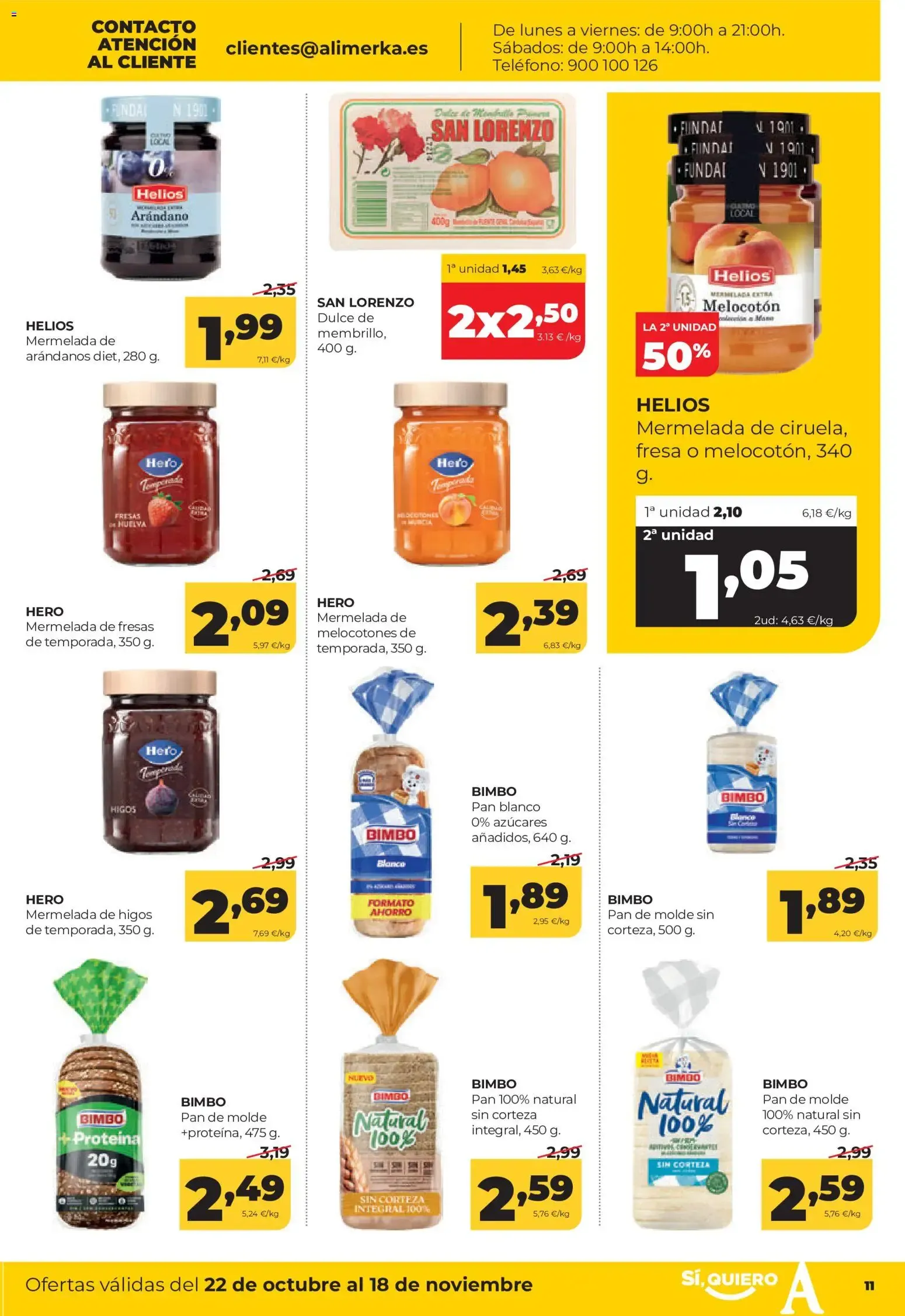 Catálogo de Alimerka folleto >> 22/10 - 18/11/2026 (catálogo) 22 de octubre al 18 de noviembre 2026 - Página 11