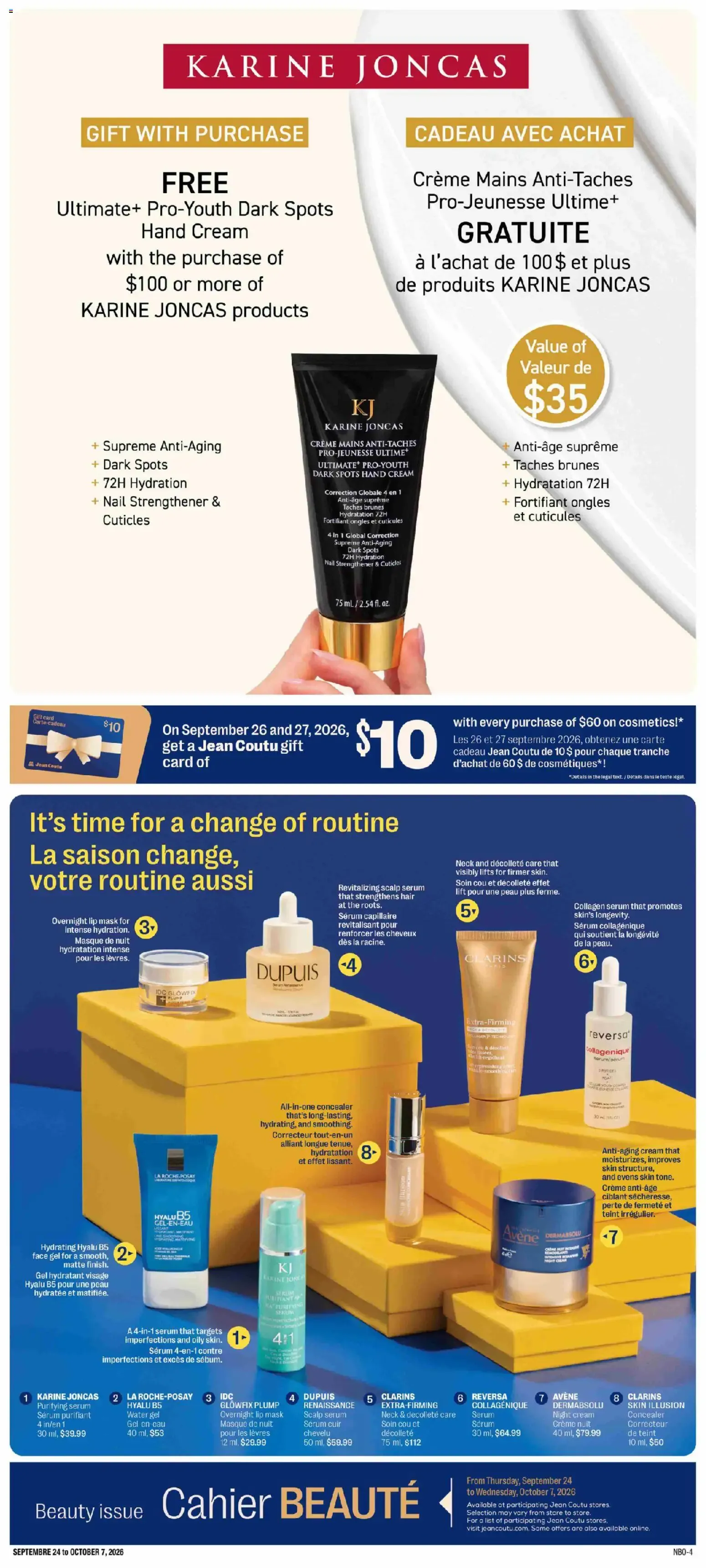 Jean Coutu - Back to school beauty booklet from Sep 24, 2026 > weekly specials & deals from September 24 to October 7 2026 - flyer page 4