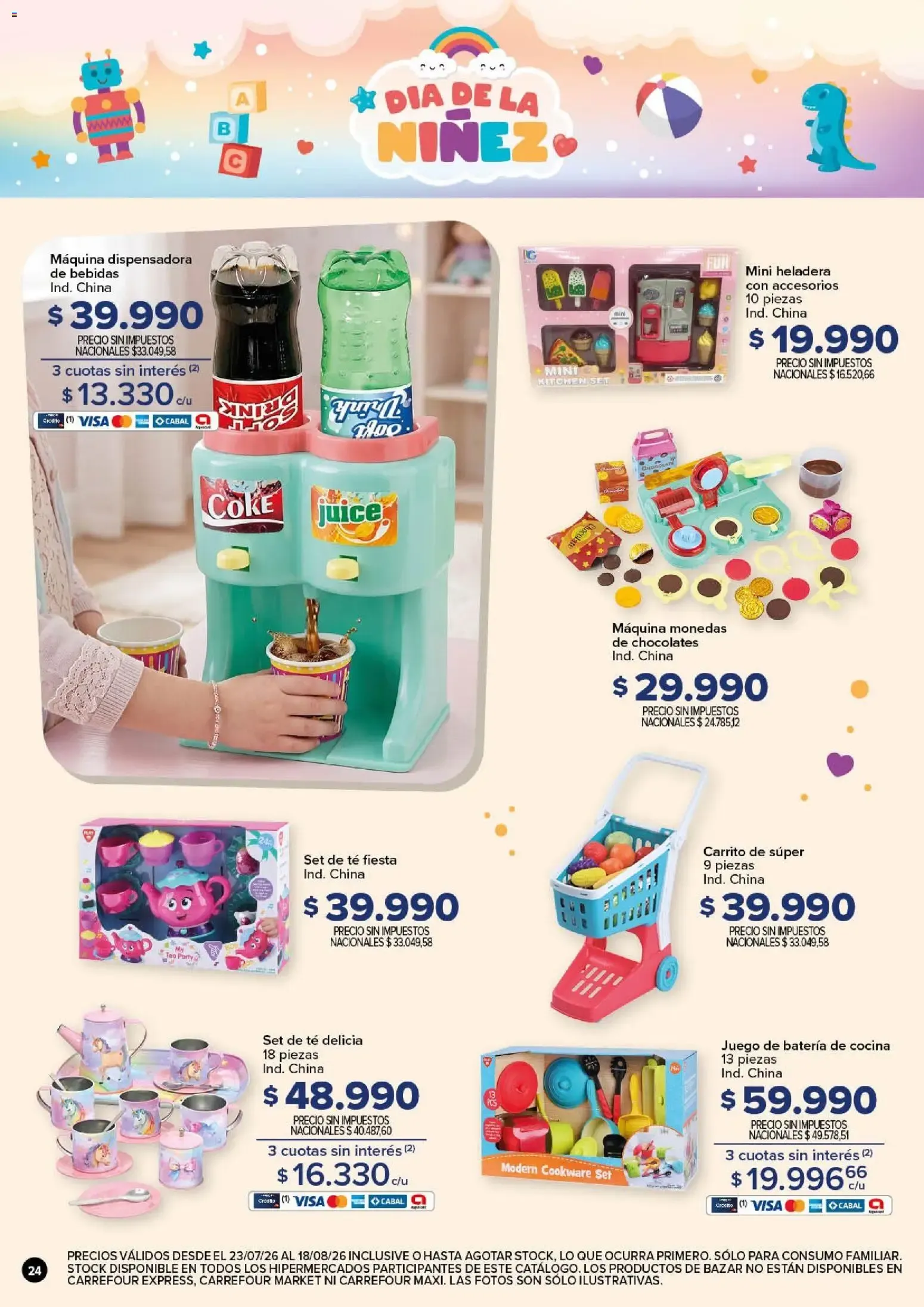 Ofertas de Carrefour - Dia de la Niñez || del 23/07/2026 - 19/08/2026 || Promociones 23 de julio al 18 de agosto 2026 - Página 24 del catálogo