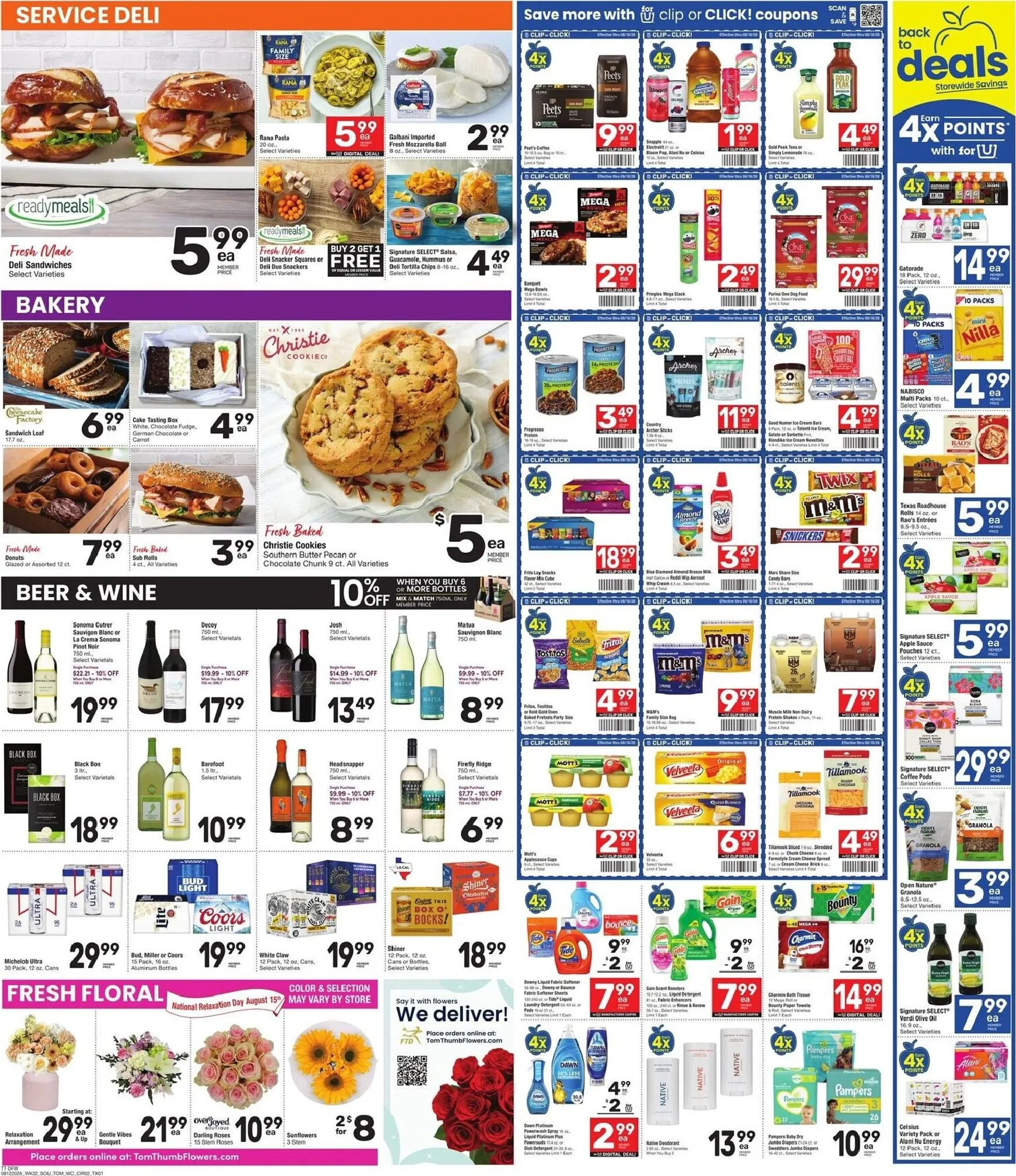 Weekly ad Tom Thumb 4 Day Sale from August 12 to August 15 2026 - Page 3