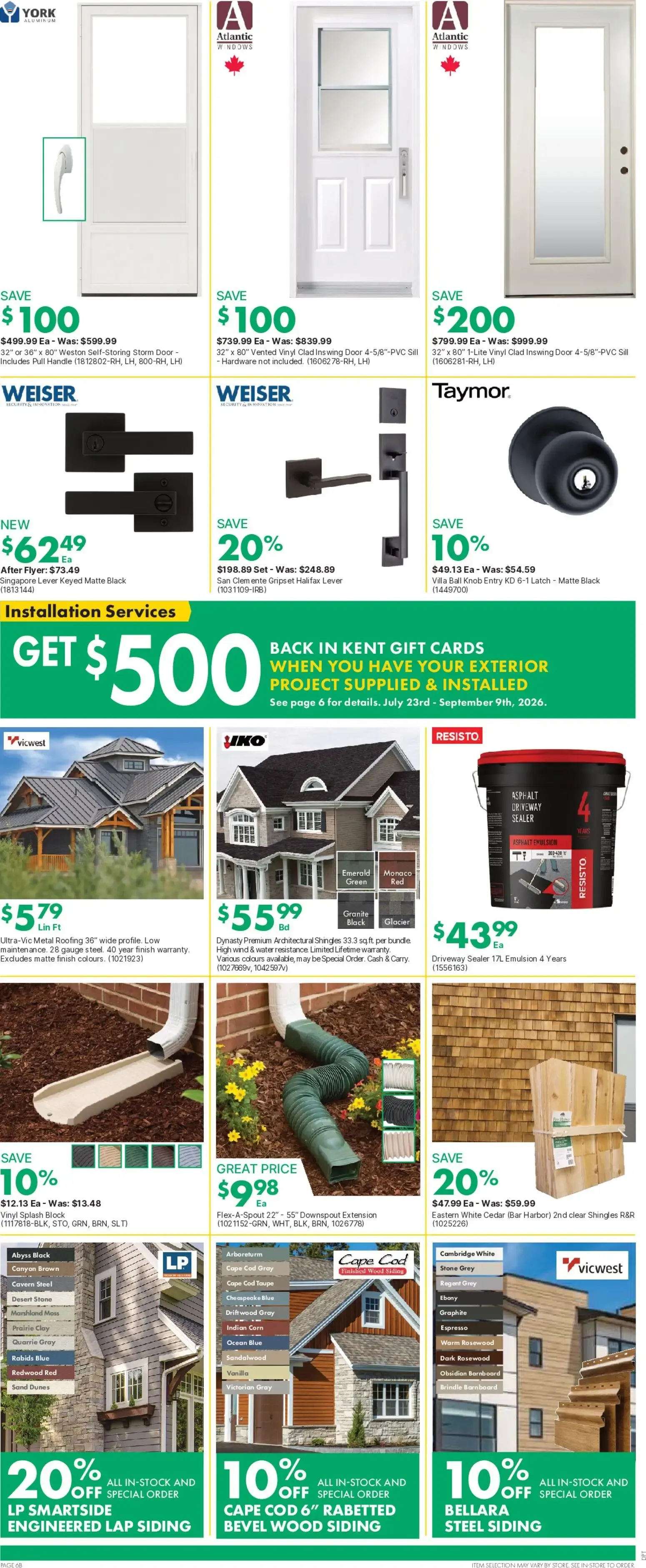 Kent weekly flyer / circulaire from Jul 30, 2026 > weekly specials & deals from July 30 to August 5 2026 - flyer page 10