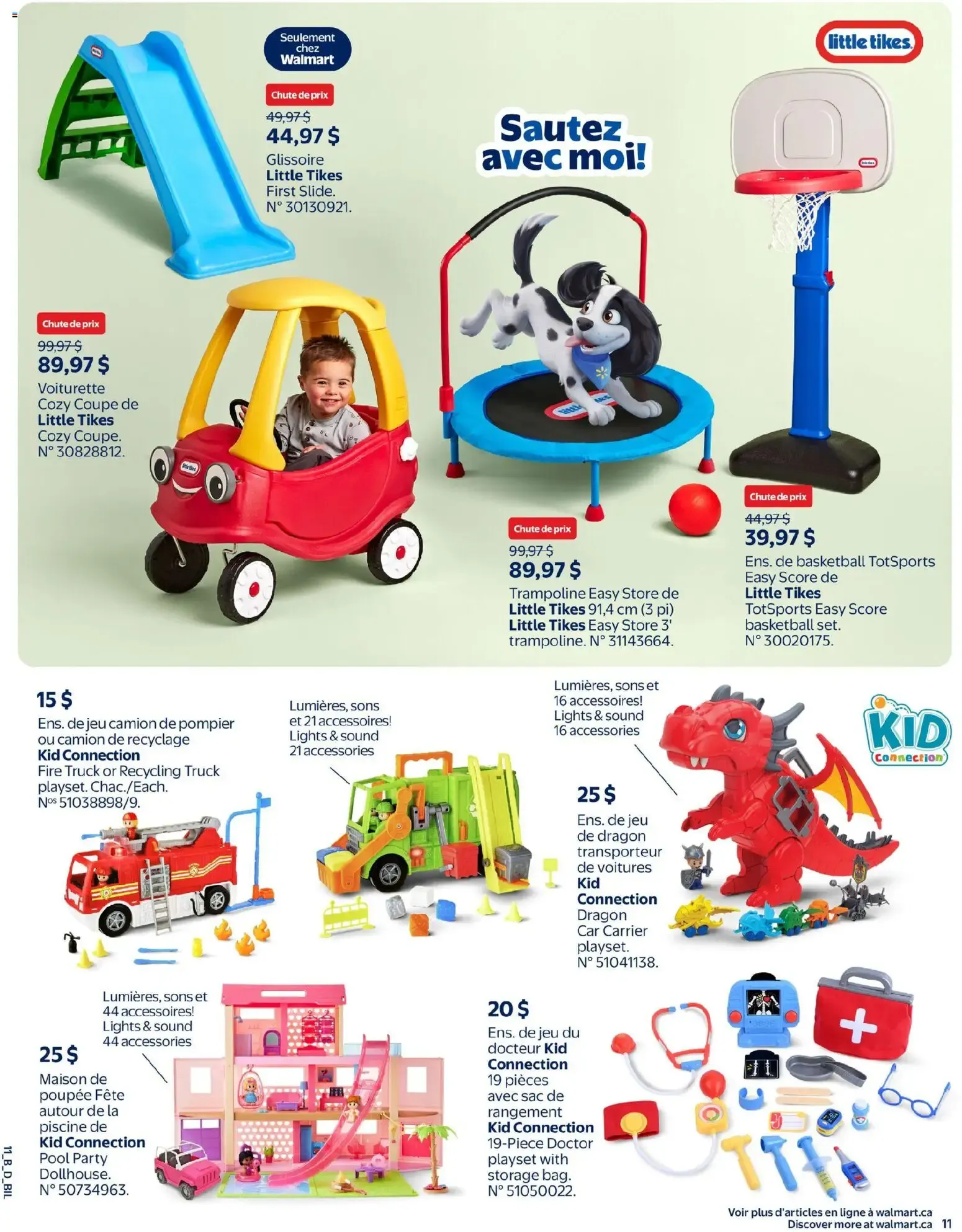 Walmart circulaire - Livret des jouets from Oct 15, 2026 > weekly specials & deals from October 15 to December 23 2026 - flyer page 14