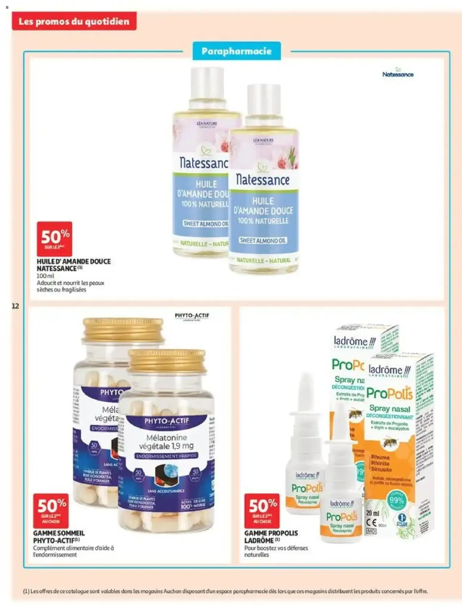 Auchan Les promos du moment à partir du 01/09/2026 - promo en ligne du 1 septembre au 13 septembre 2026 - Catalogue page 12