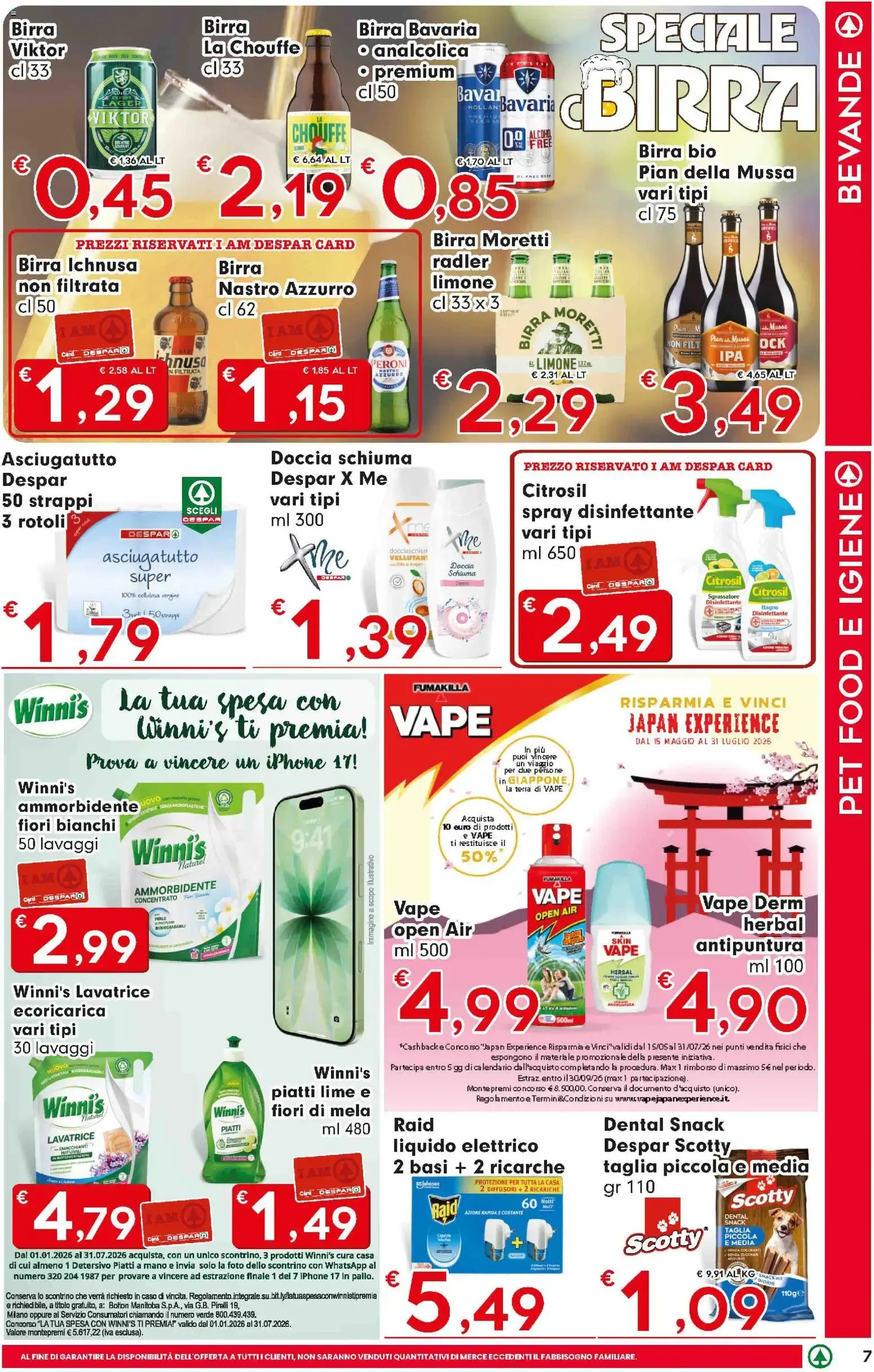 Nuovo Despar volantino dal 16/07/2026 > offerte anteprima 🛍️ da 16 luglio a 29 luglio di 2026 - Pagina del volantino 7