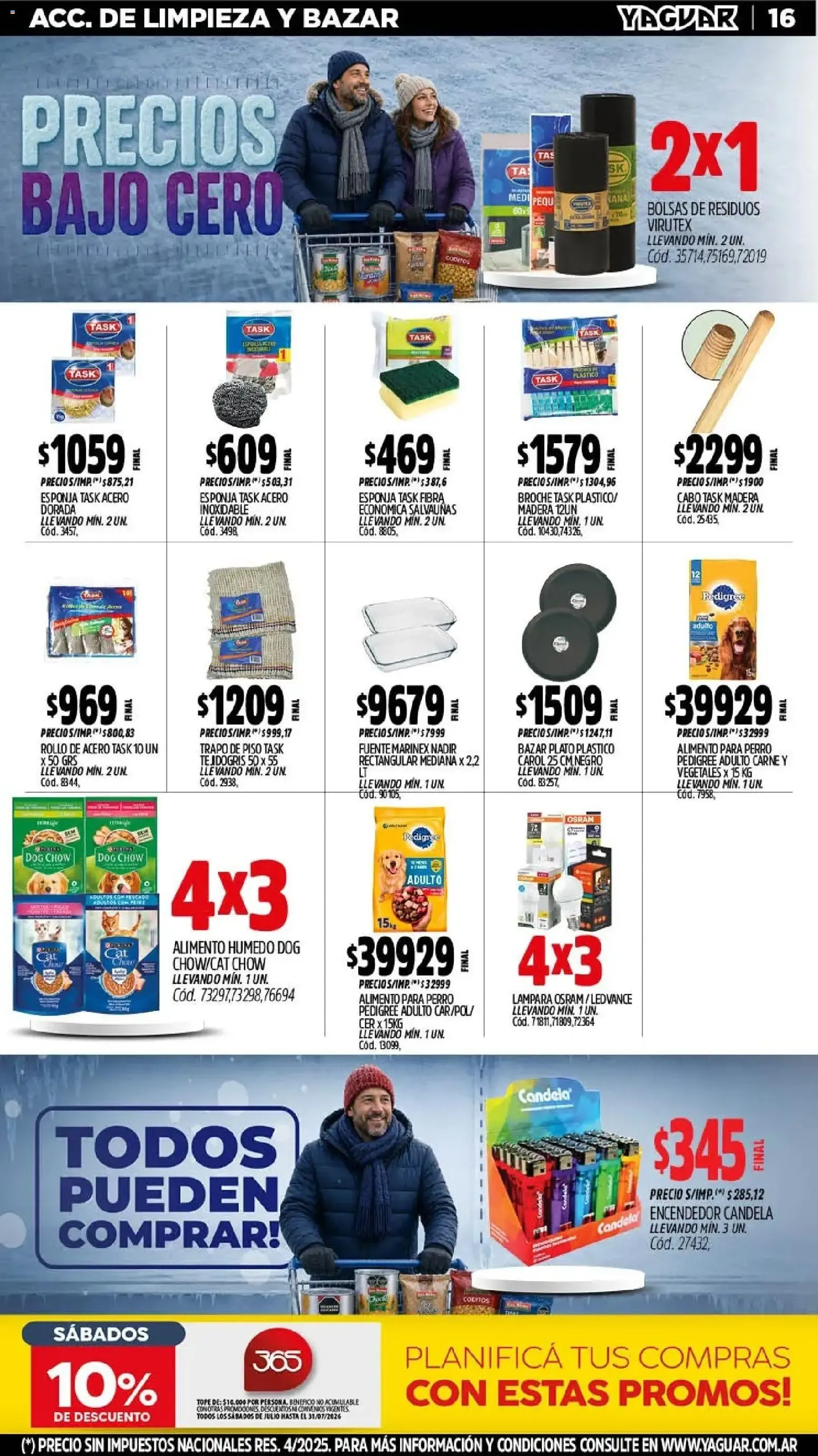 Ofertas de Mayorista Yaguar - Precios Bajo Cero 20 de julio al 26 de julio 2026 - Página 16 del catálogo