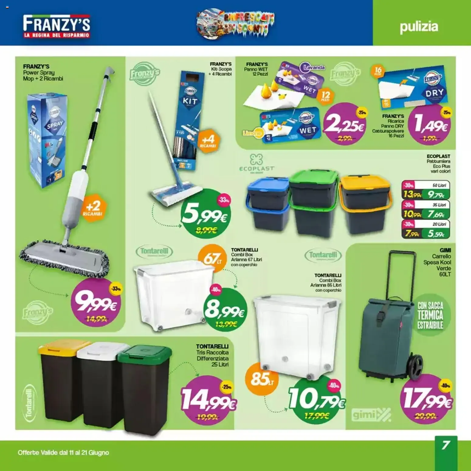 Franzy's volantino dal 11/06/2026 - online Offerte da 11 giugno a 21 giugno di 2026 - Pagina del volantino 7
