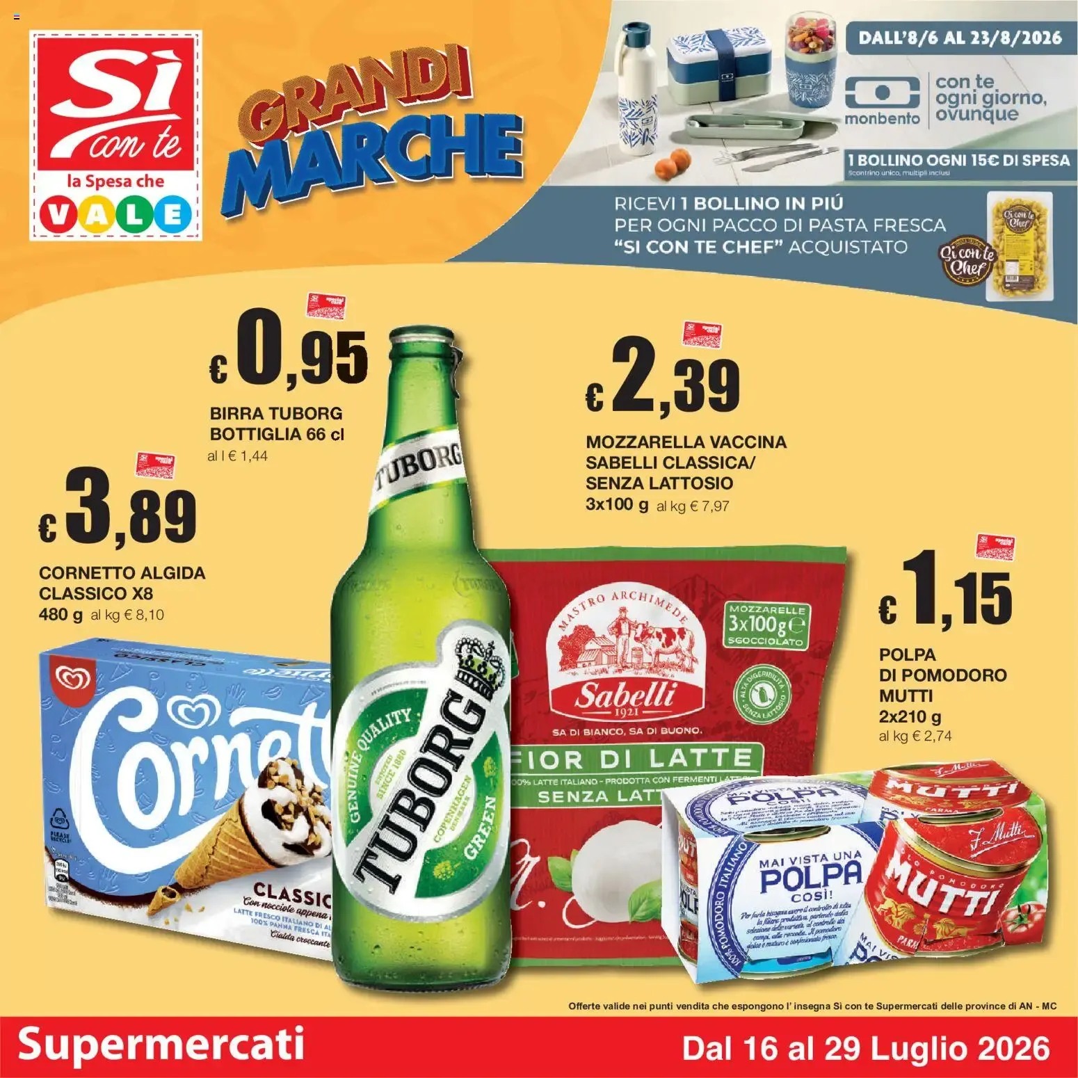 Sì con Te volantino dal 16/07/2026 - online Offerte da 16 luglio a 29 luglio di 2026 - Pagina del volantino 1