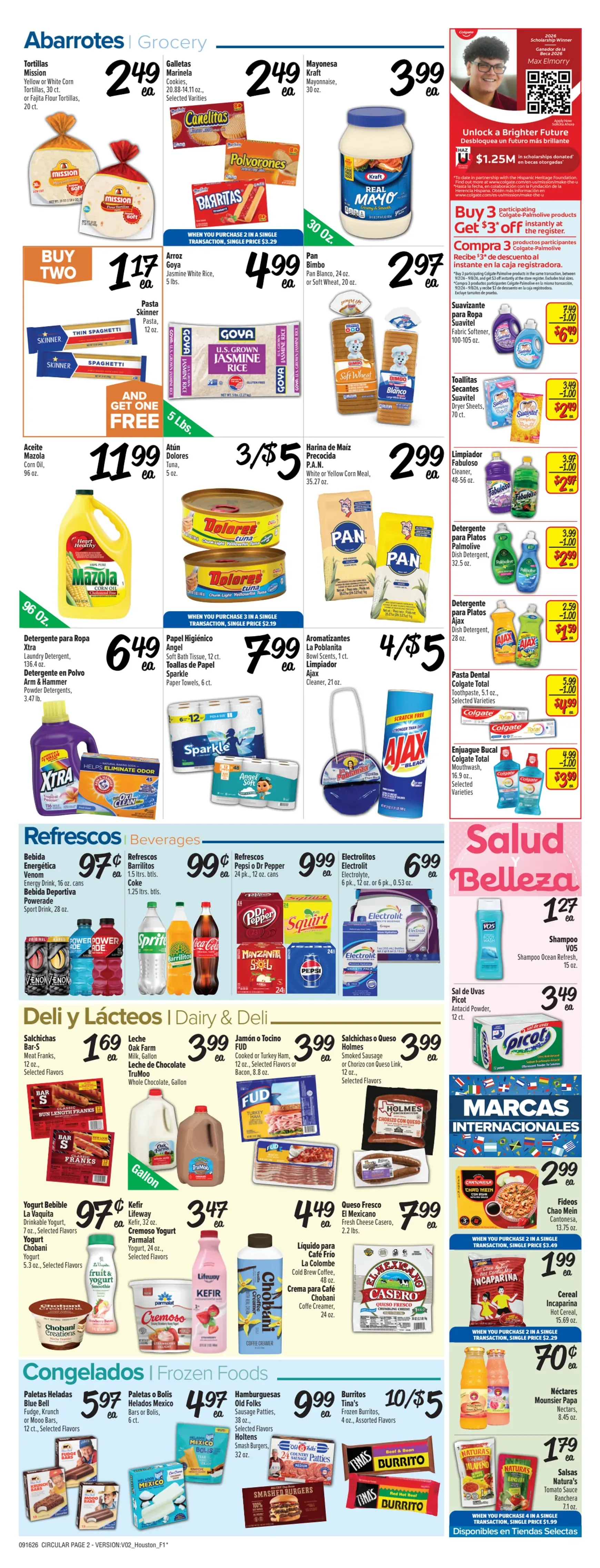Weekly ad Current Fiesta Mart leaflet valid from Wednesday 09/16/2026 to Tuesday 09/22/2026 from September 16 to September 22 2026 - Page 2