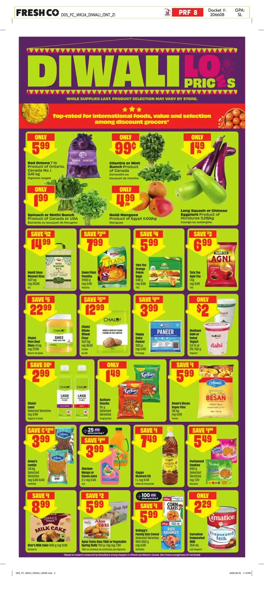 FreshCo Thanksgiving Deals from October 8 to October 14 2026 - flyer page 9