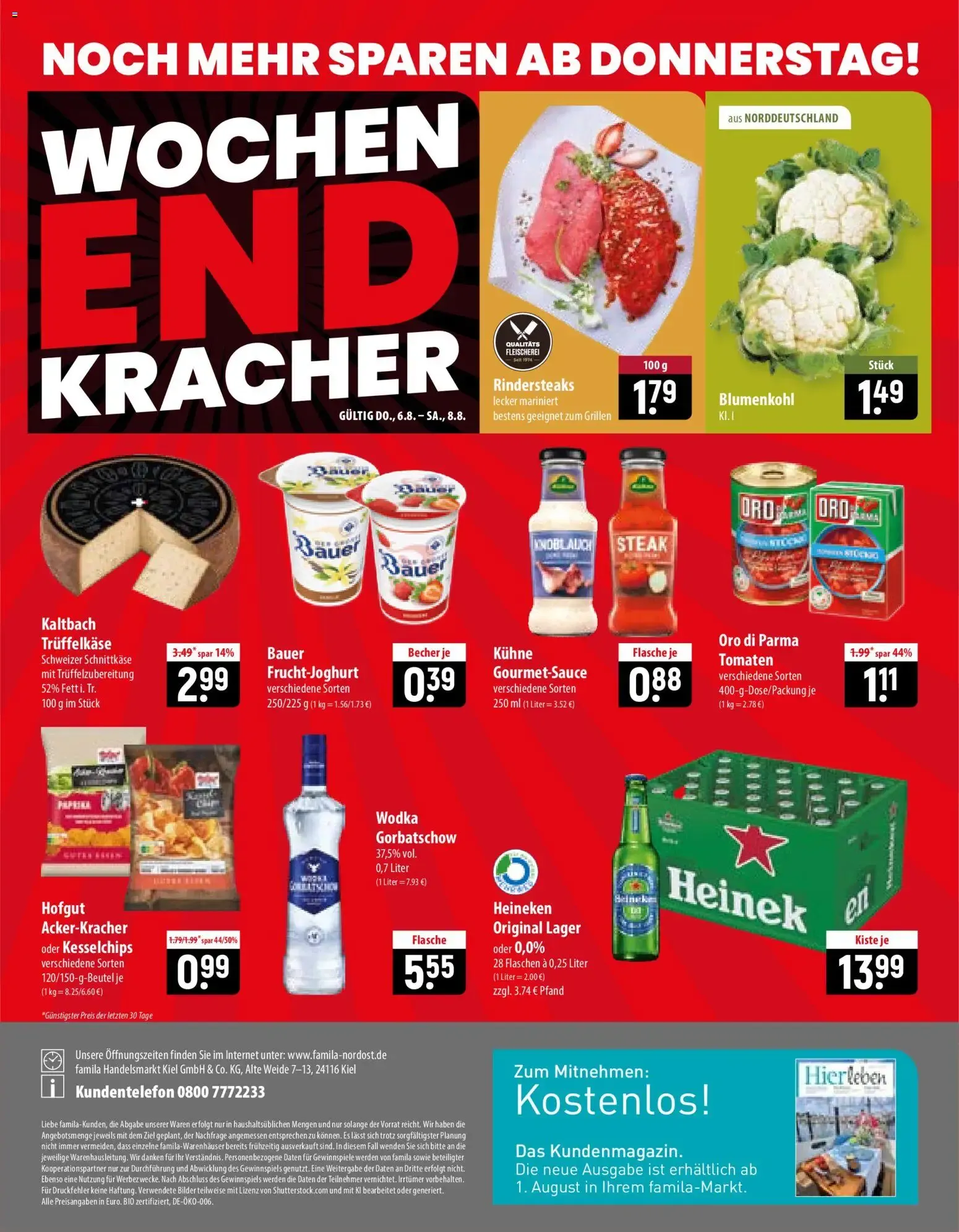 Famila Prospekt (ab 03.08.2026) zum Blättern von 3. August bis 8. August 2026 - Prospekt seite 23