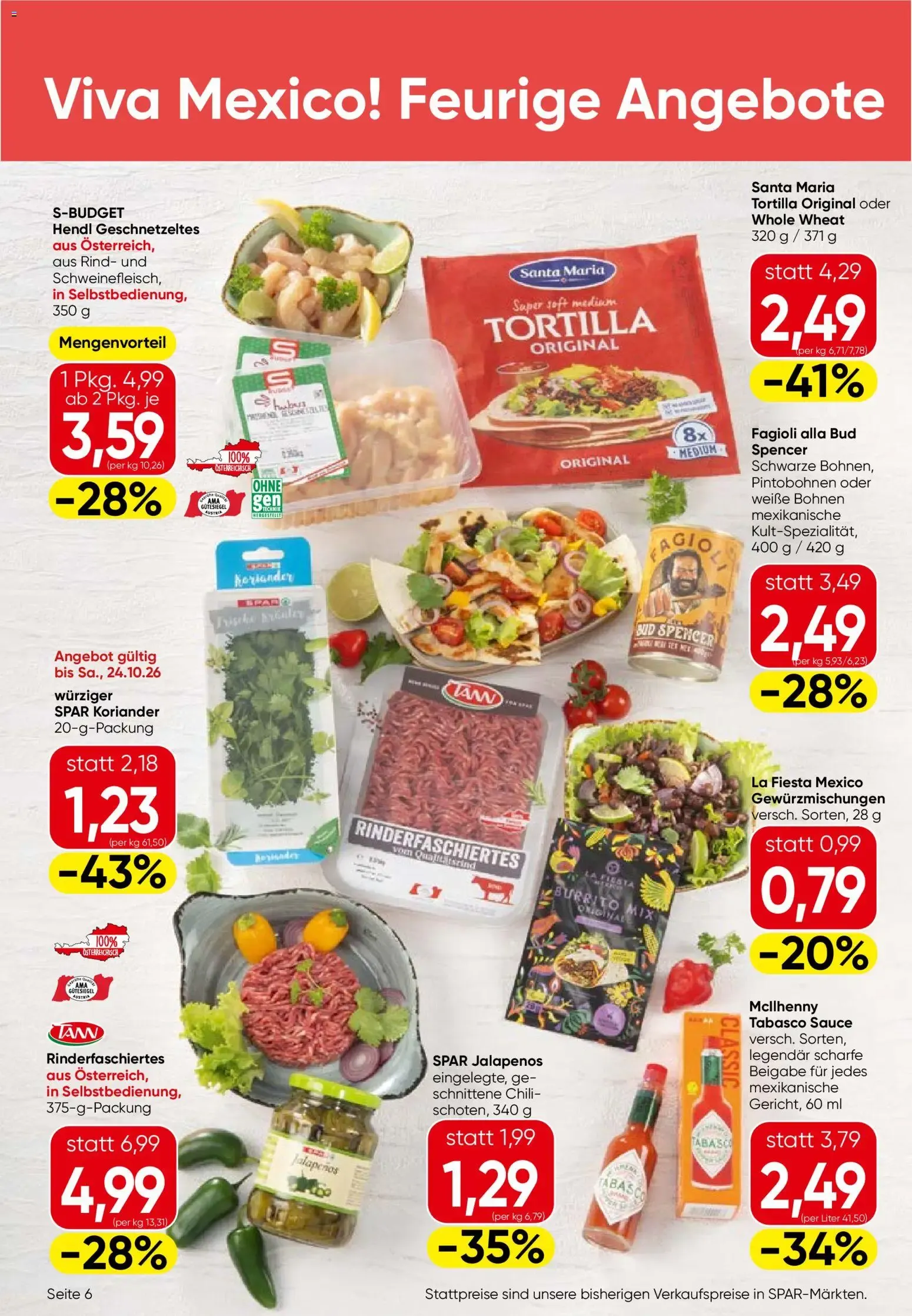 Eurospar Flugblatt von 22.10.2026 - Aktuelle Angebote von 22. Oktober bis 4. November 2026 - Flugblätt seite  6