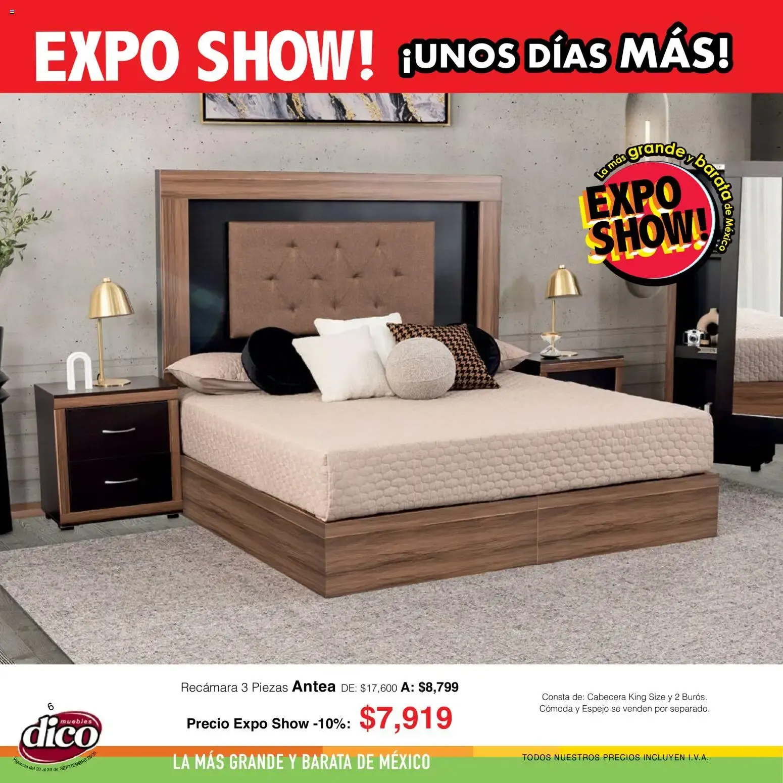 Catálogo de Muebles Dico catálogo Expo show (23/09/2026 - 30/09/2026) - catálogo en línea 23 de septiembre al 30 de septiembre 2026 - Pagina 6