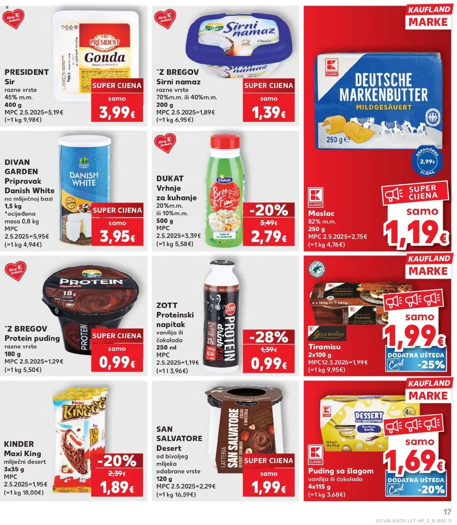 Katalog Kaufland Katalog novi od 23.09.2026 na listanje > letak digitalni od 23. rujna do 29. rujna 2026. - Pregled Stranica 17