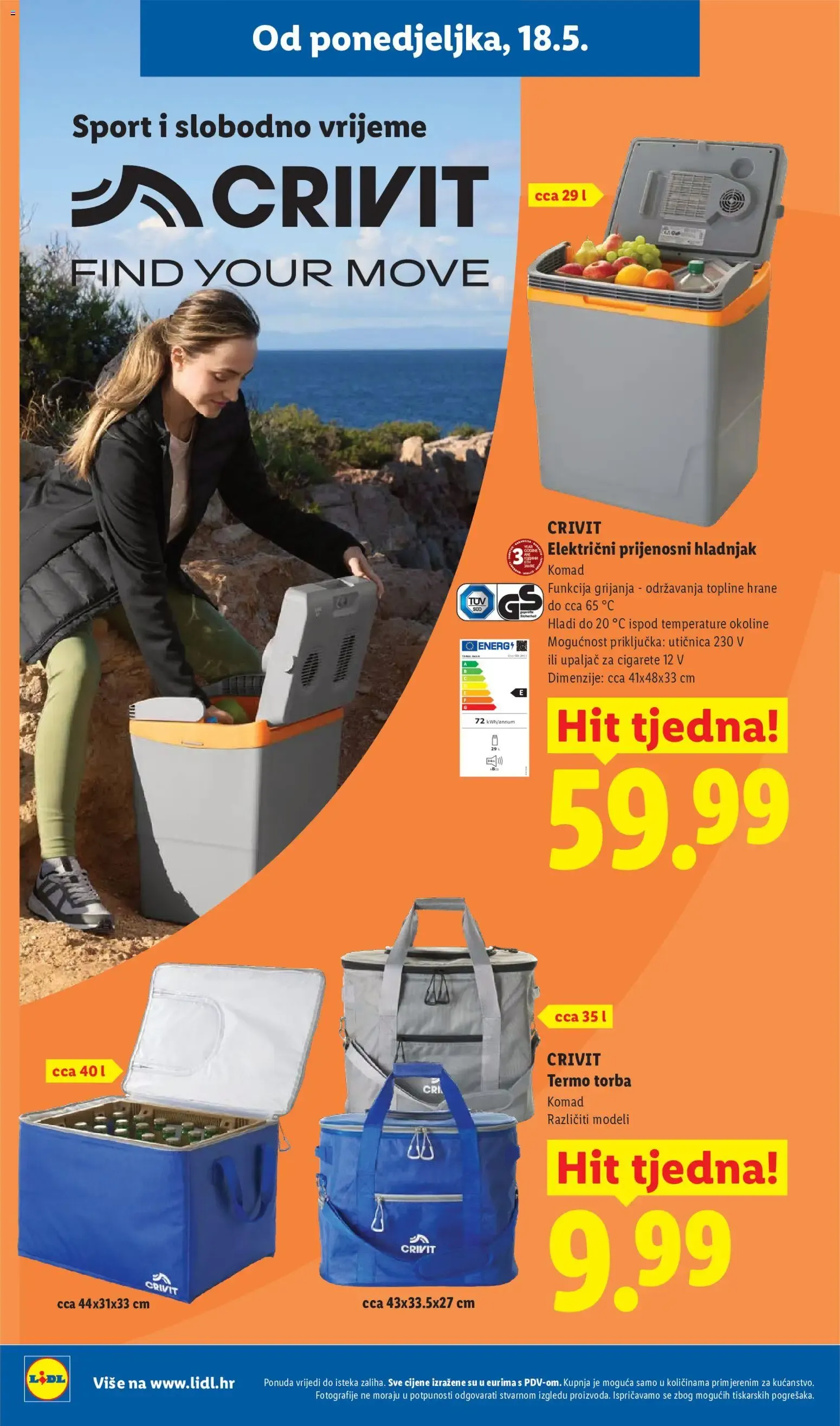 Katalog Lidl CRIVIT Find your move novi od 18.05.2026 na listanje > letak digitalni od 18. svibnja do 31. kolovoza 2026. - Pregled Stranica 6