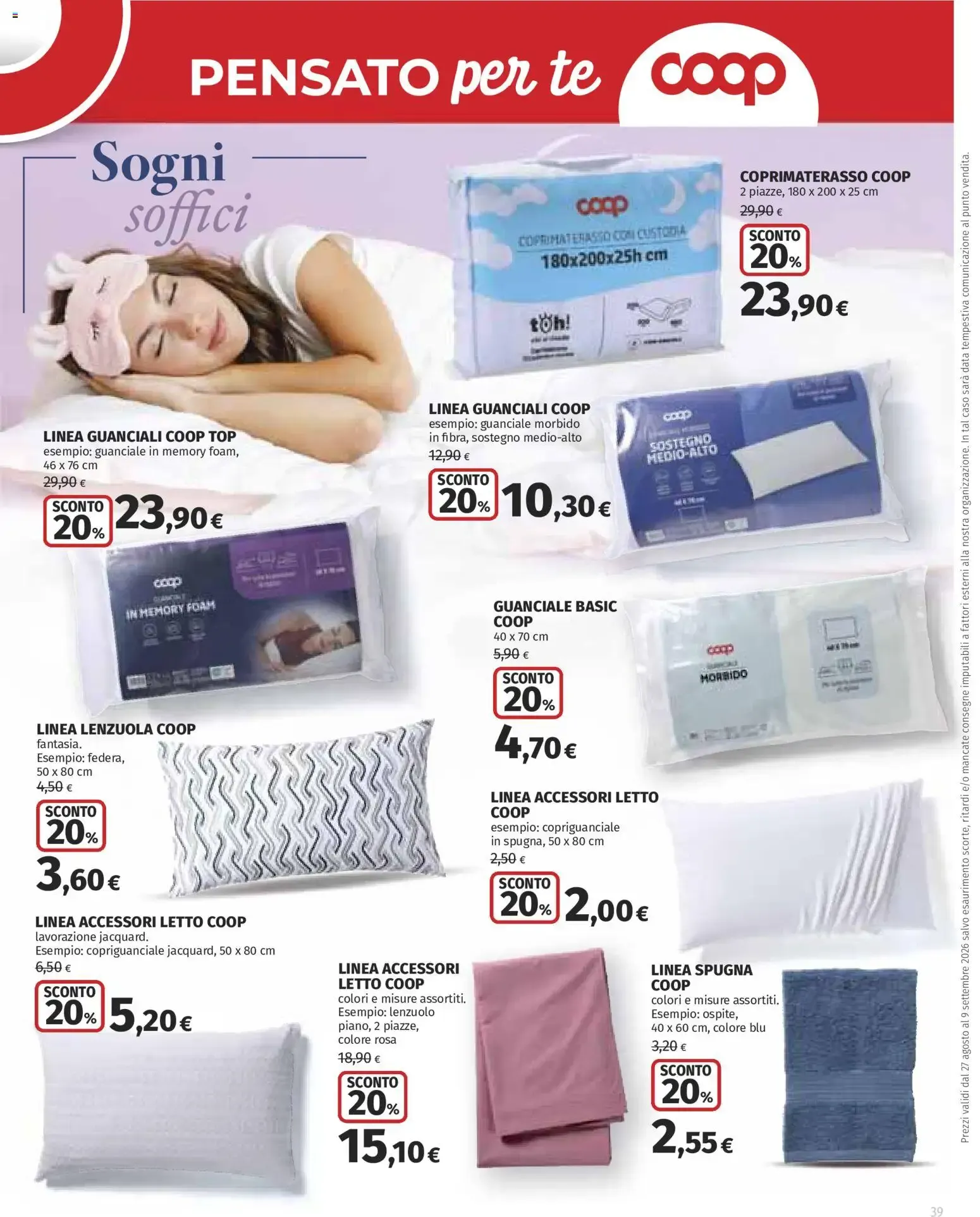 Volantino COOP Anteprima dal 27/08/2026 > NUOVO Promozioni da 27 agosto a 9 settembre di 2026 - Pagina del volantino 39