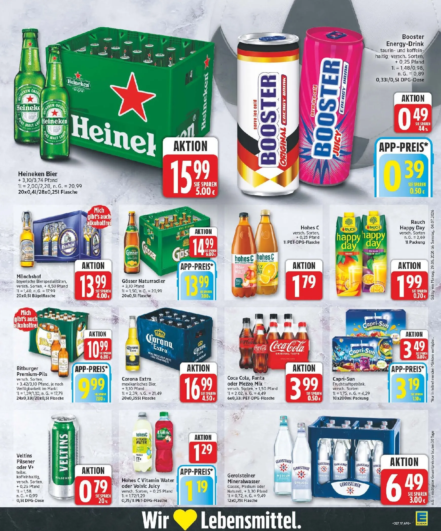 Edeka Prospekt nächste Woche – von Montag 29.06.2026 bis Samstag 04.07.2026 von 29. Juni bis 4. Juli 2026 - Prospekt seite 17