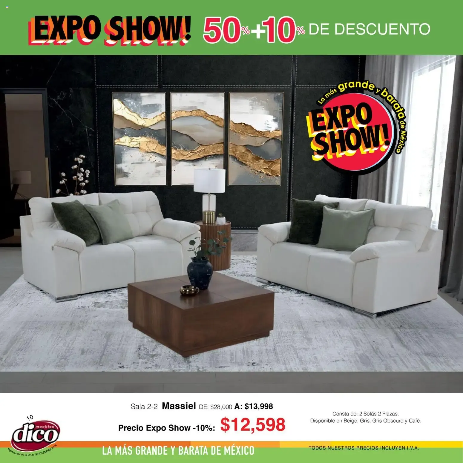 Catálogo de Muebles Dico catálogo Expo Show (04/09/2026 - 22/09/2026) - catálogo en línea 4 de septiembre al 22 de septiembre 2026 - Pagina 10