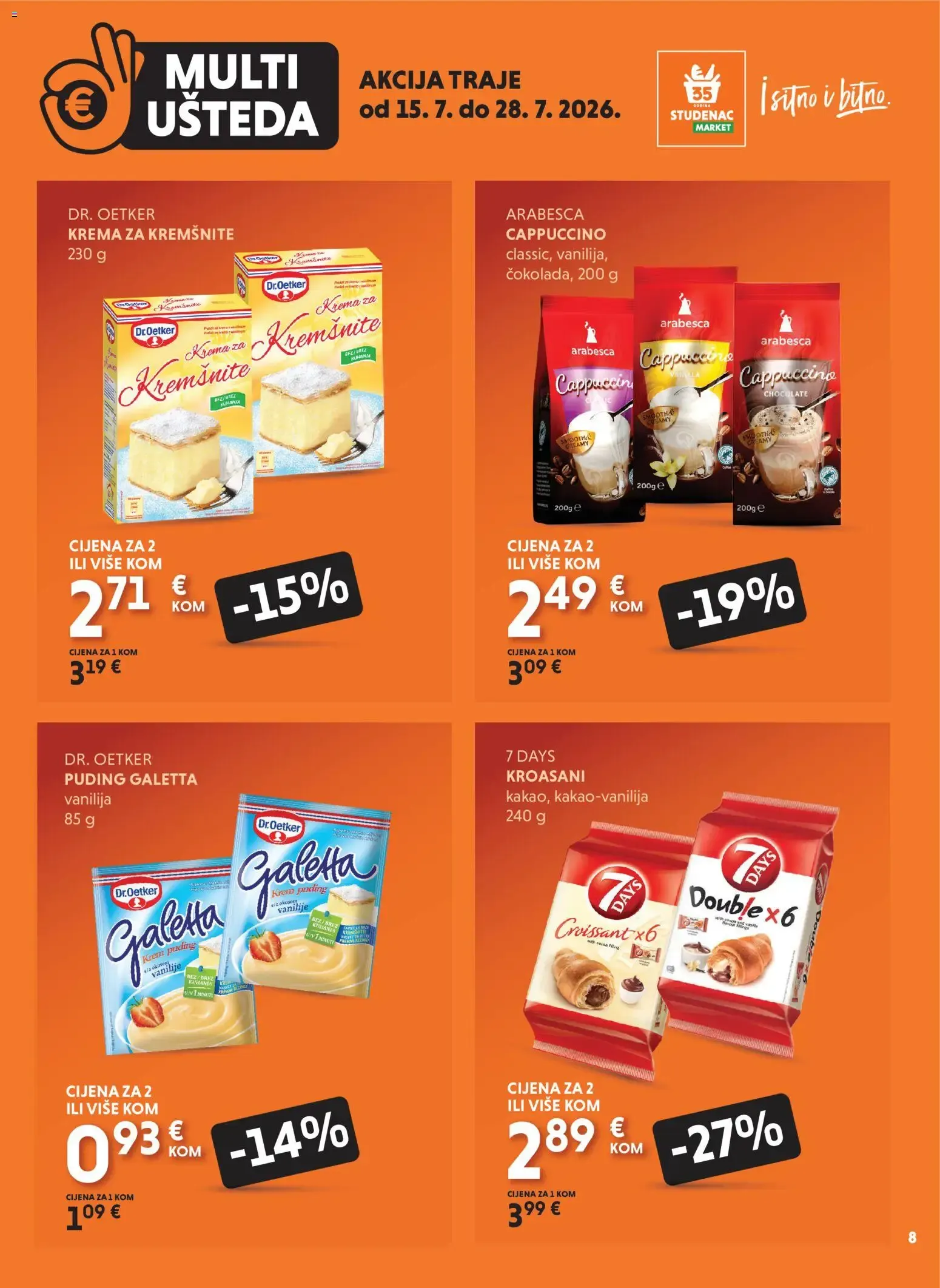 Katalog Multi Ušteda od 15. srpnja do 28. srpnja 2026. - Pregled Stranica 8