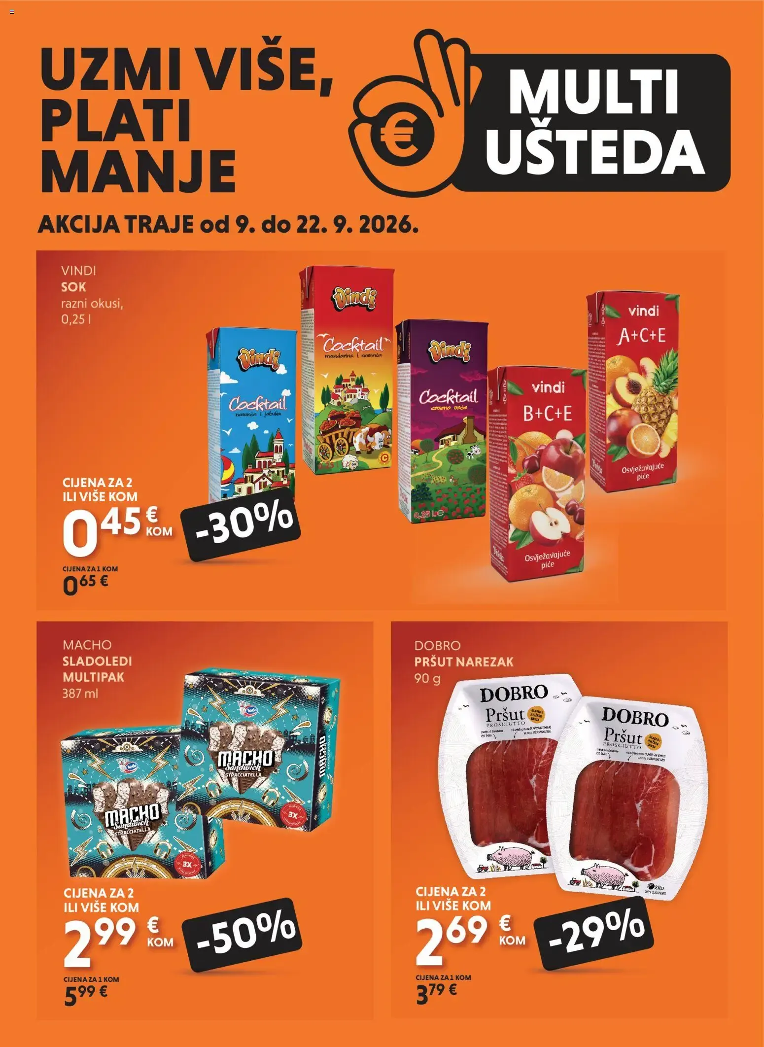 Katalog Studenac MultiUšteda novi od 09.09.2026 na listanje > letak digitalni od 9. rujna do 22. rujna 2026. - Pregled Stranica 1