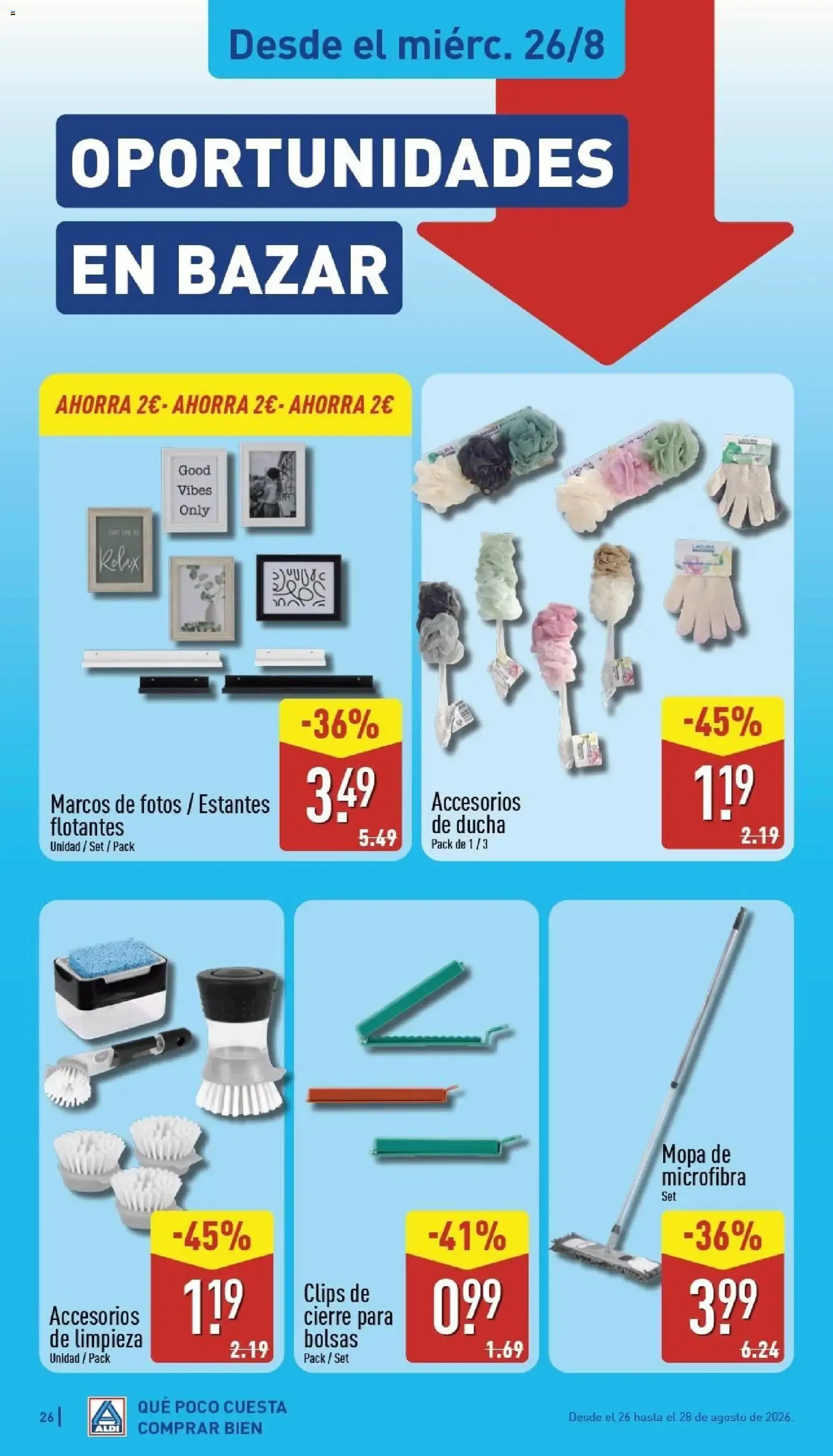 Catálogo de Aldi folleto Canarias del 24/08/2026 | Catálogo 24 de agosto al 30 de agosto 2026 - Página 26