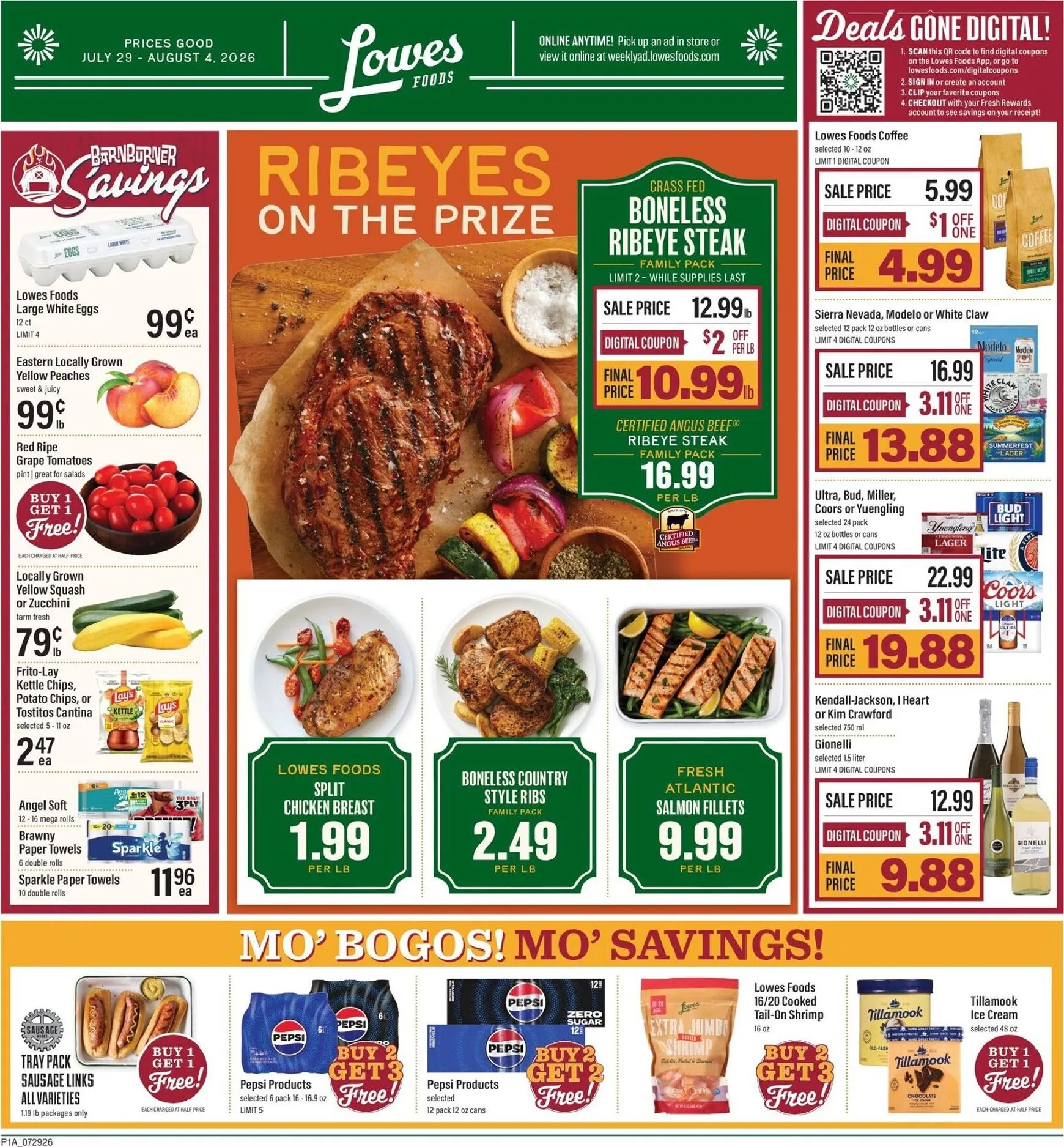 Lowes Foods: Ribeyes on the Prize