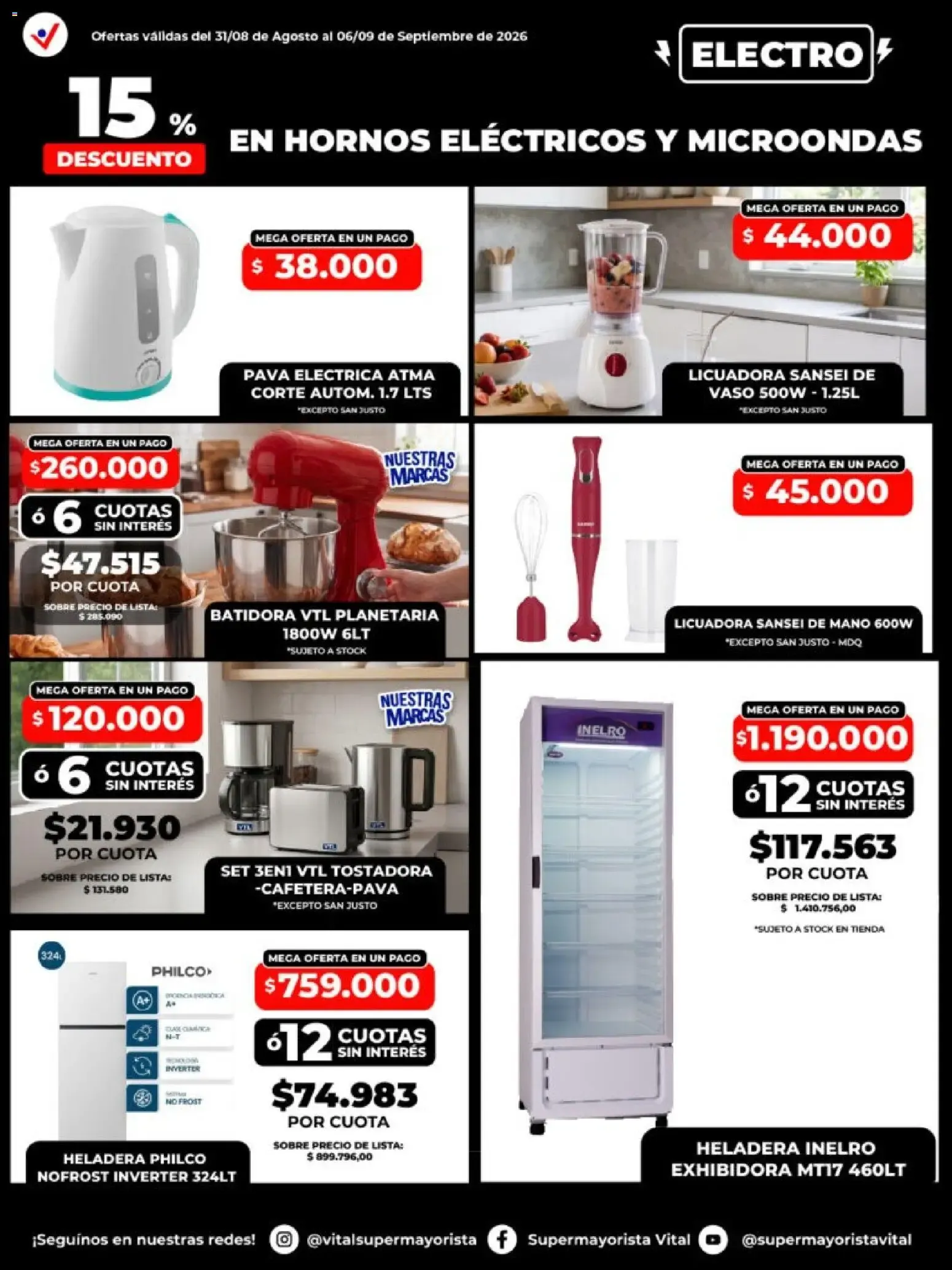 Ofertas de Vital - Especial de nonfood || del 31/08/2026 - 06/09/2026 || Catálogo 31 de agosto al 6 de septiembre 2026 - Página 2 del catálogo