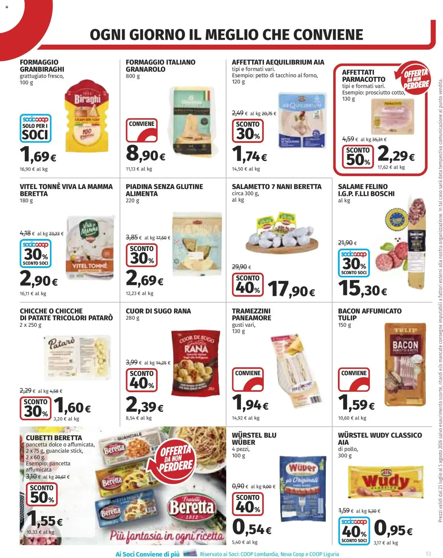 Volantino COOP Anteprima dal 23/07/2026 > NUOVO Promozioni da 23 luglio a 5 agosto di 2026 - Pagina del volantino 13