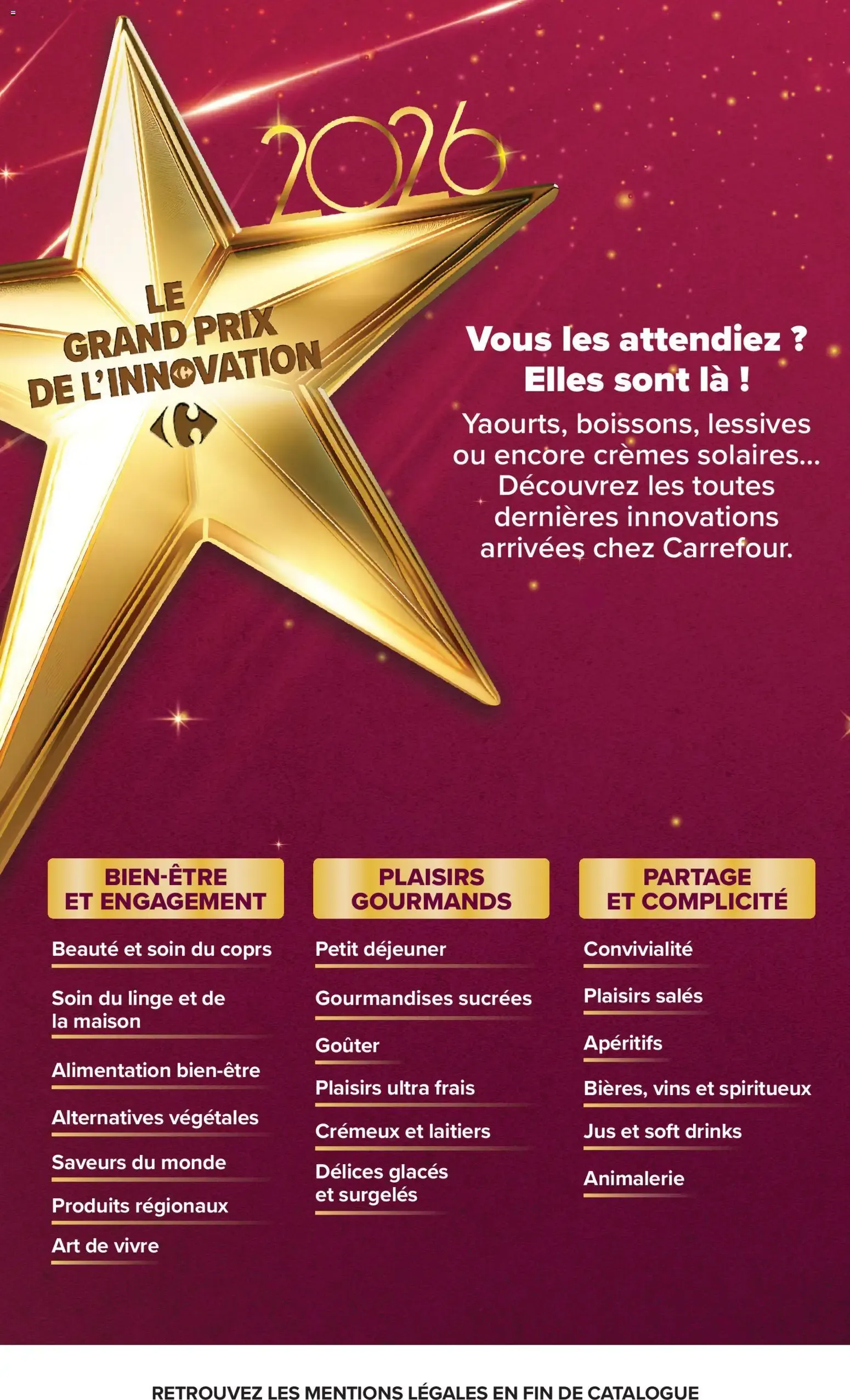 Carrefour Le grand prix de l'innovation 2026 à partir du 01/10/2026 - promo en ligne du 1 octobre au 25 octobre 2026 - Catalogue page 2