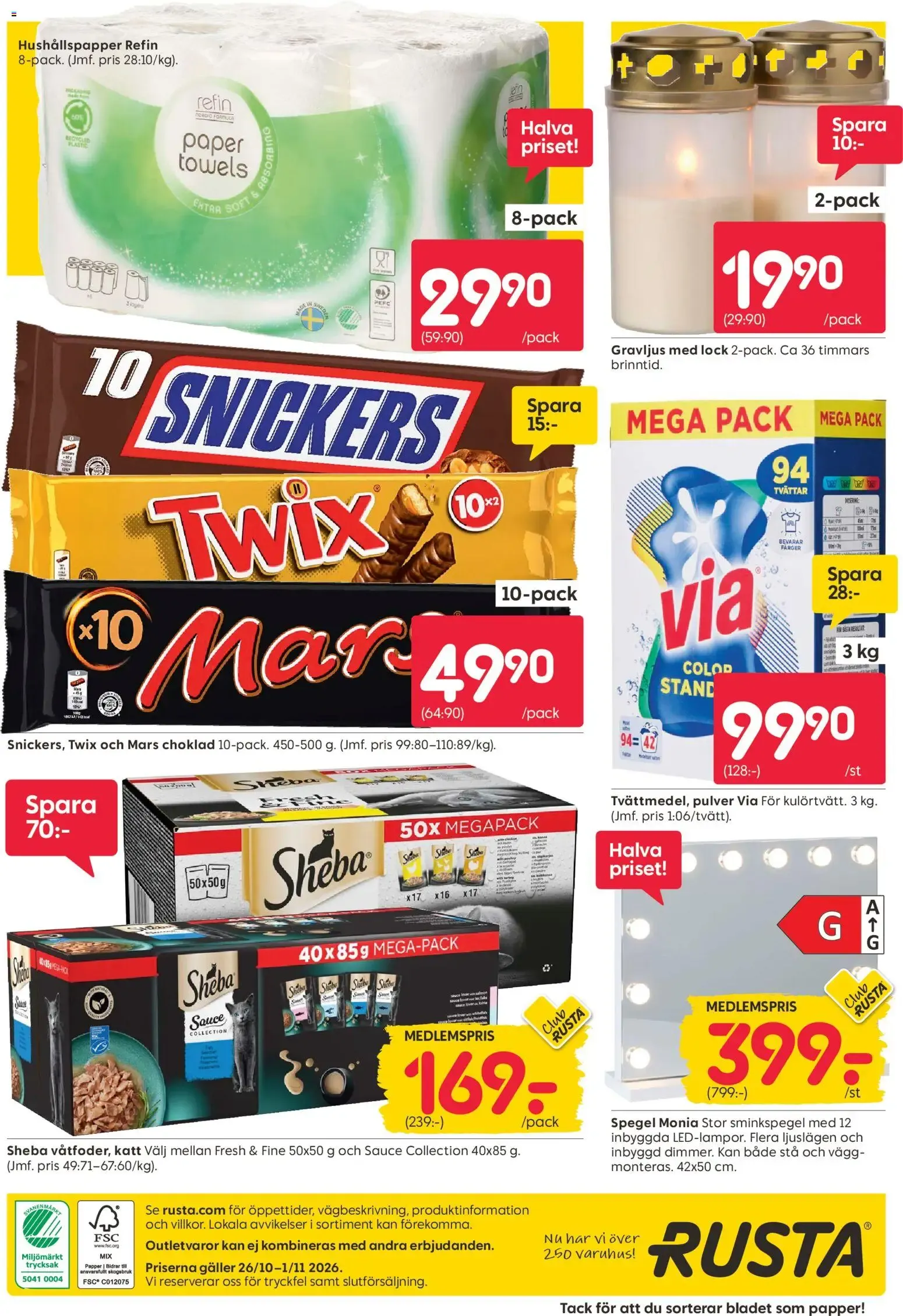 Rusta erbjudanden från 26/10/2026 - 01/11/2026 > Reklamblad nuvarande rabatter från 26 oktober till 1 november 2026 - Reklamblad sidor 20