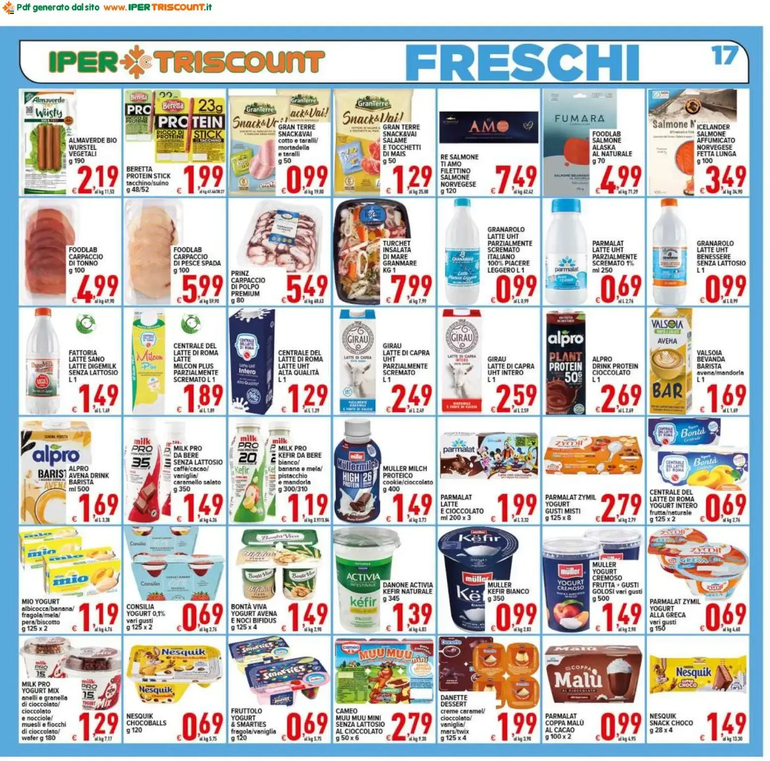 Ipertriscount volantino dal 12/08/2026 - online Offerte da 12 agosto a 20 agosto di 2026 - Pagina del volantino 17