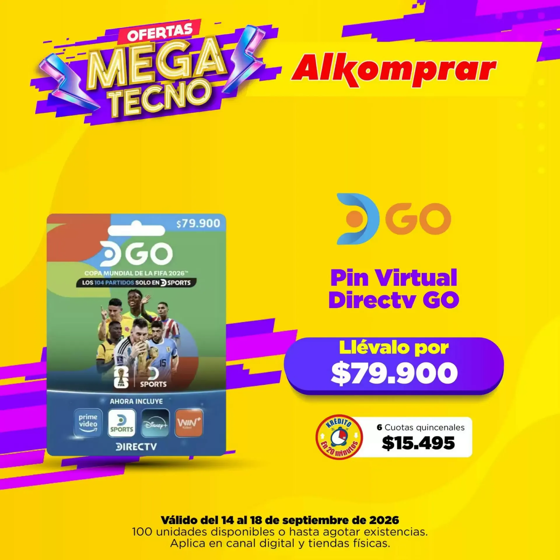 Catalogo de Ofertas Mega Tecno Alkomprar 14 de septiembre al 18 de septiembre 2026 - Pag 8
