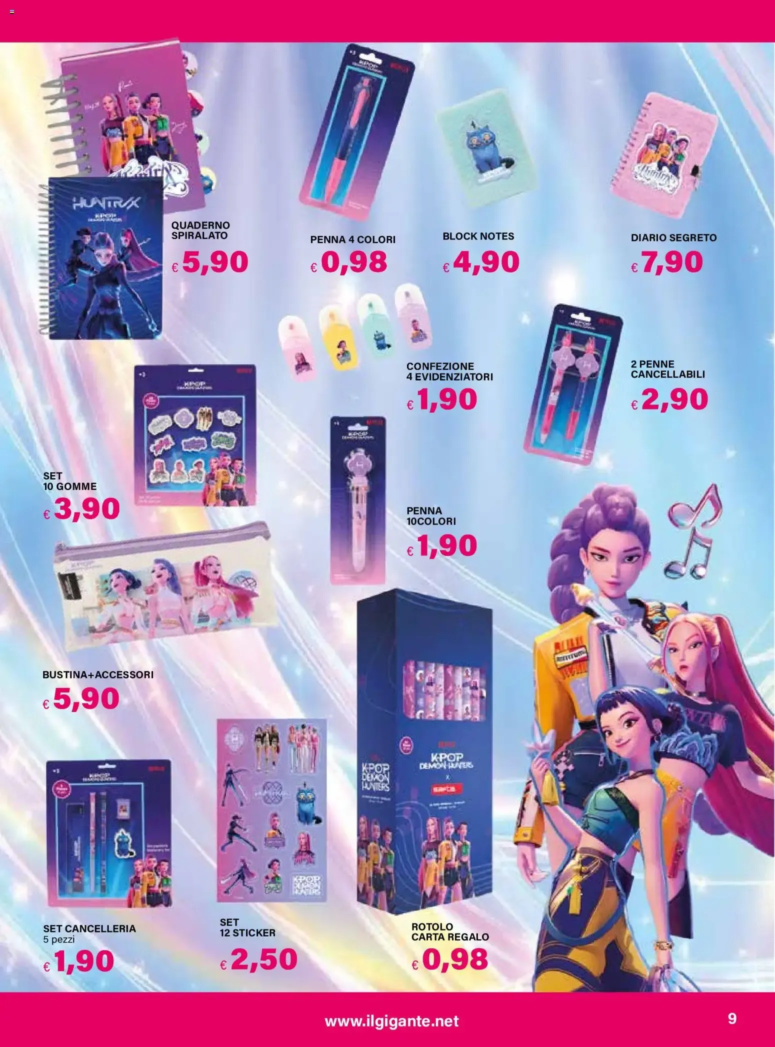Il Gigante Ipermercati - Catalogo Scuola: Maestreee... Stiamo Tornando! da 6 agosto a 30 settembre di 2026 - Pagina del volantino 9
