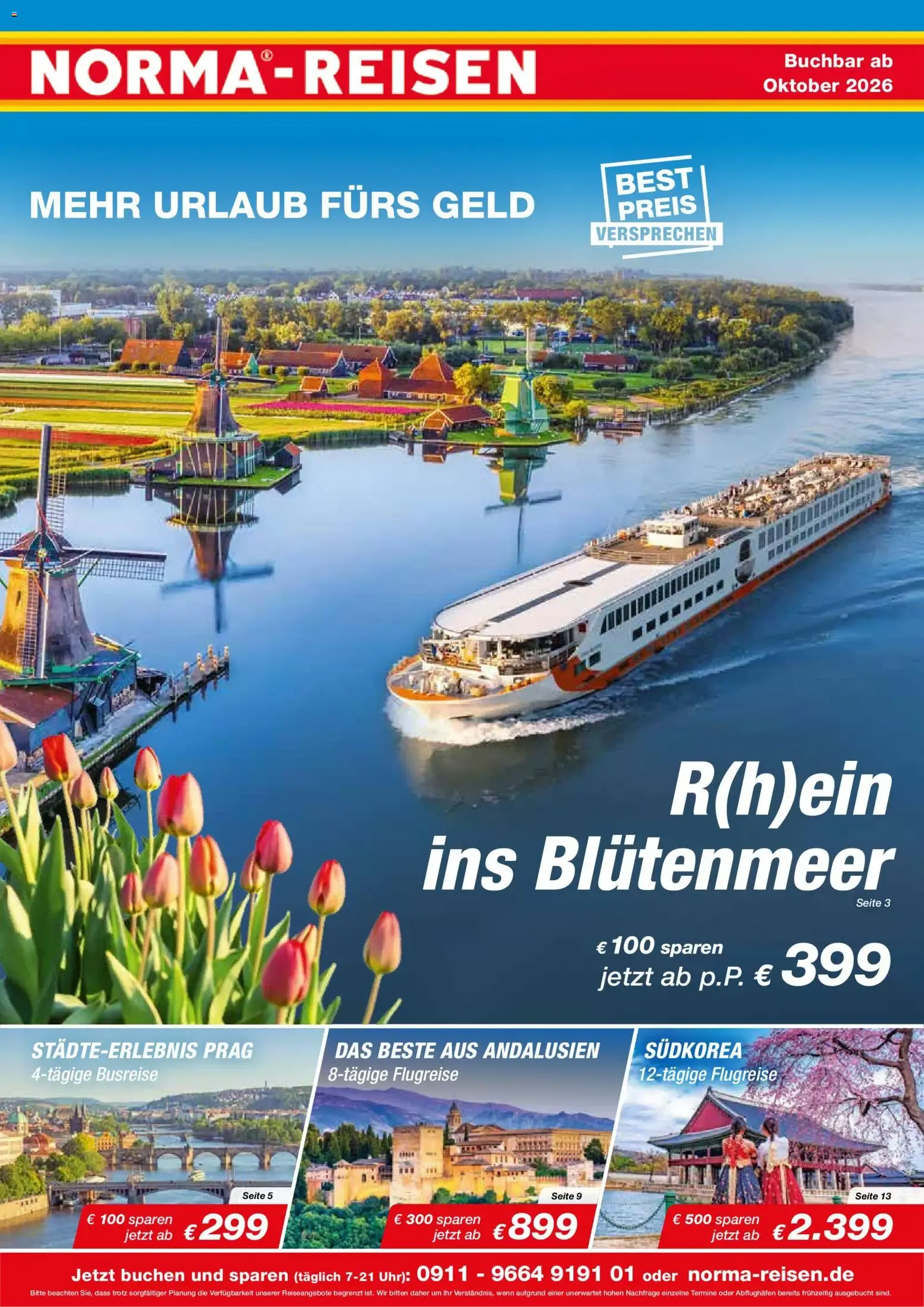 Norma Reisen (ab 01.10.2026) zum blättern » Angebote