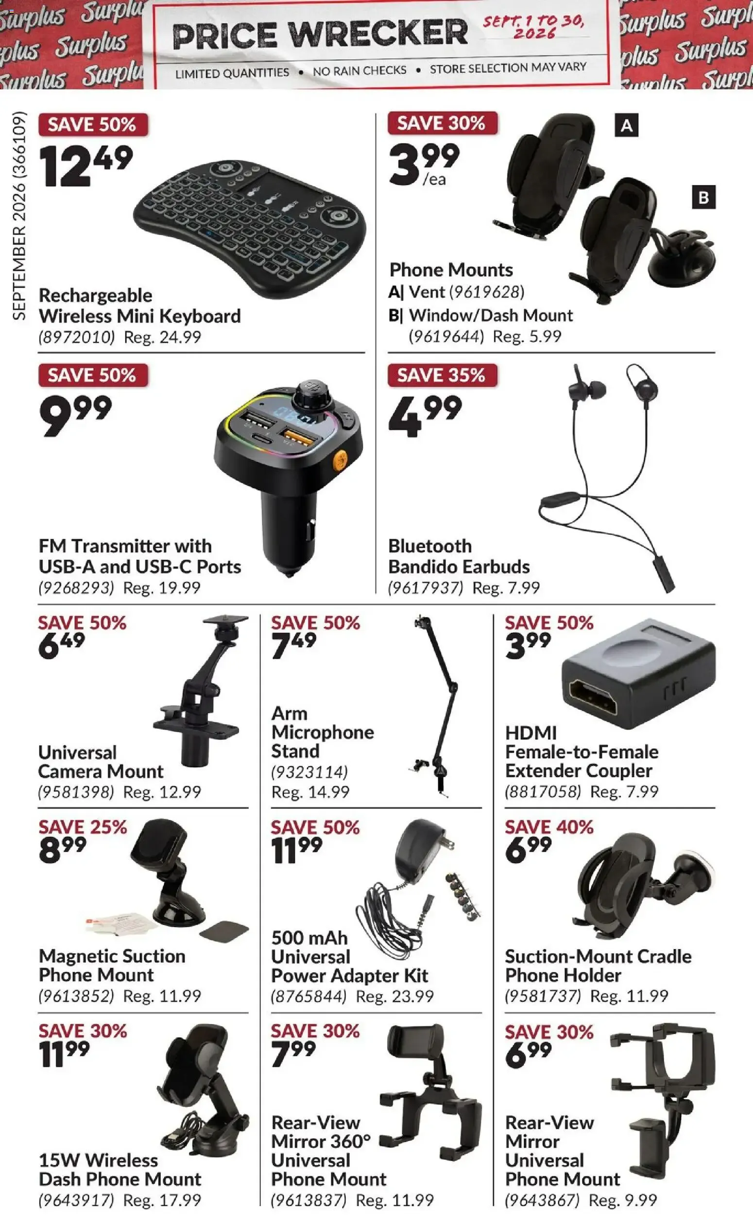 Princess Auto flyer- Price Wrecker from Sep 1, 2026 > weekly specials & deals from September 1 to September 30 2026 - flyer page 16