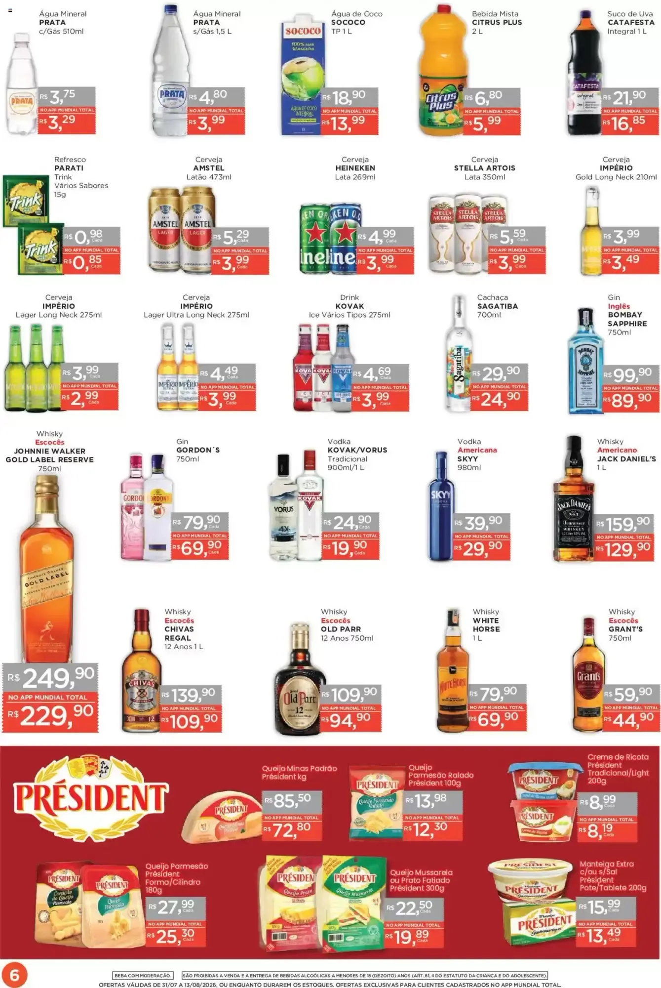 Encarte de Encarte Supermercados Mundial 31 de julho até 13 de agosto 2026 - Pagina 6