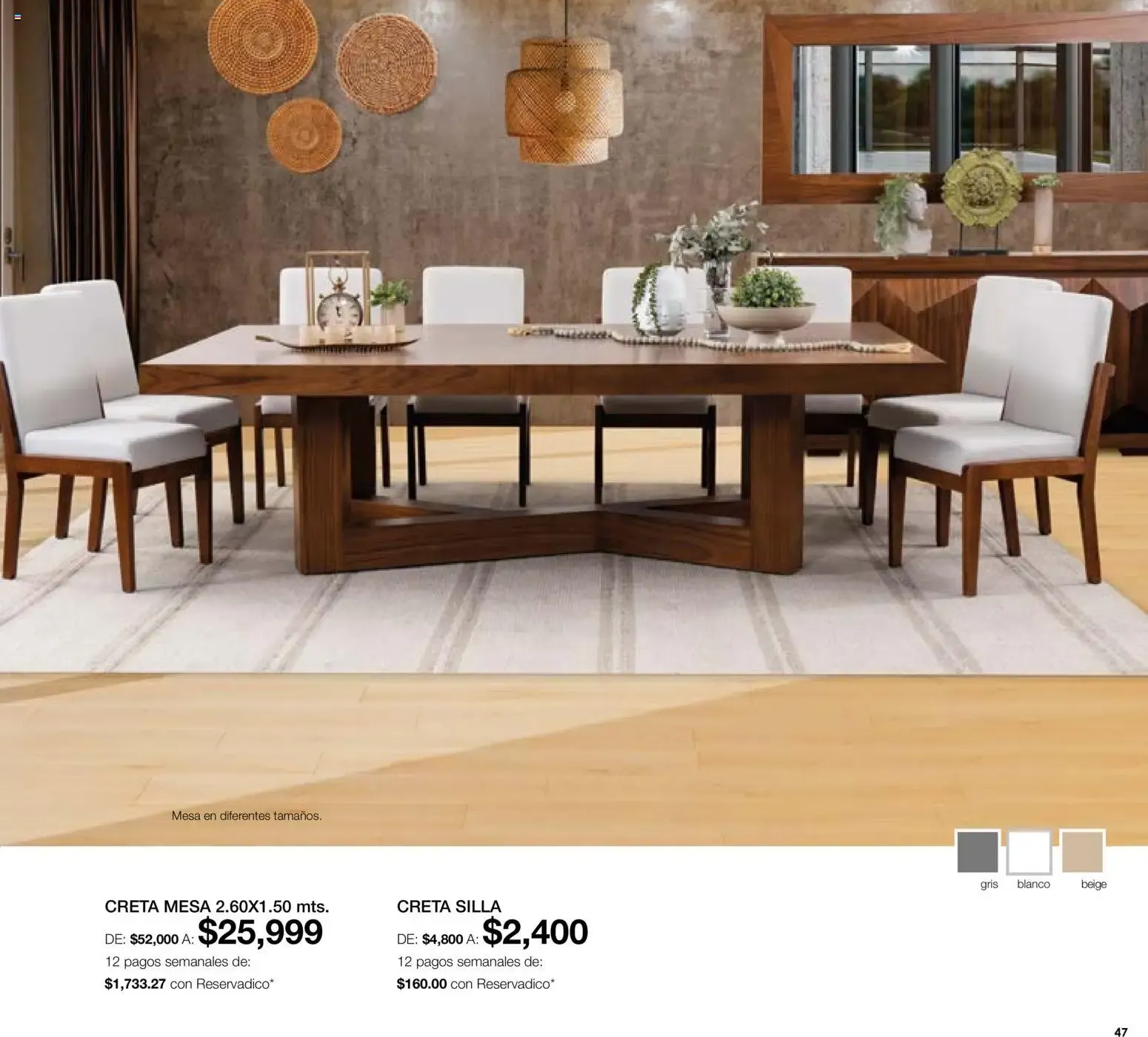 Catálogo de Dico Muebles - Medio Año Medio Precio 1 de agosto al 31 de agosto 2026 - Pagina 47