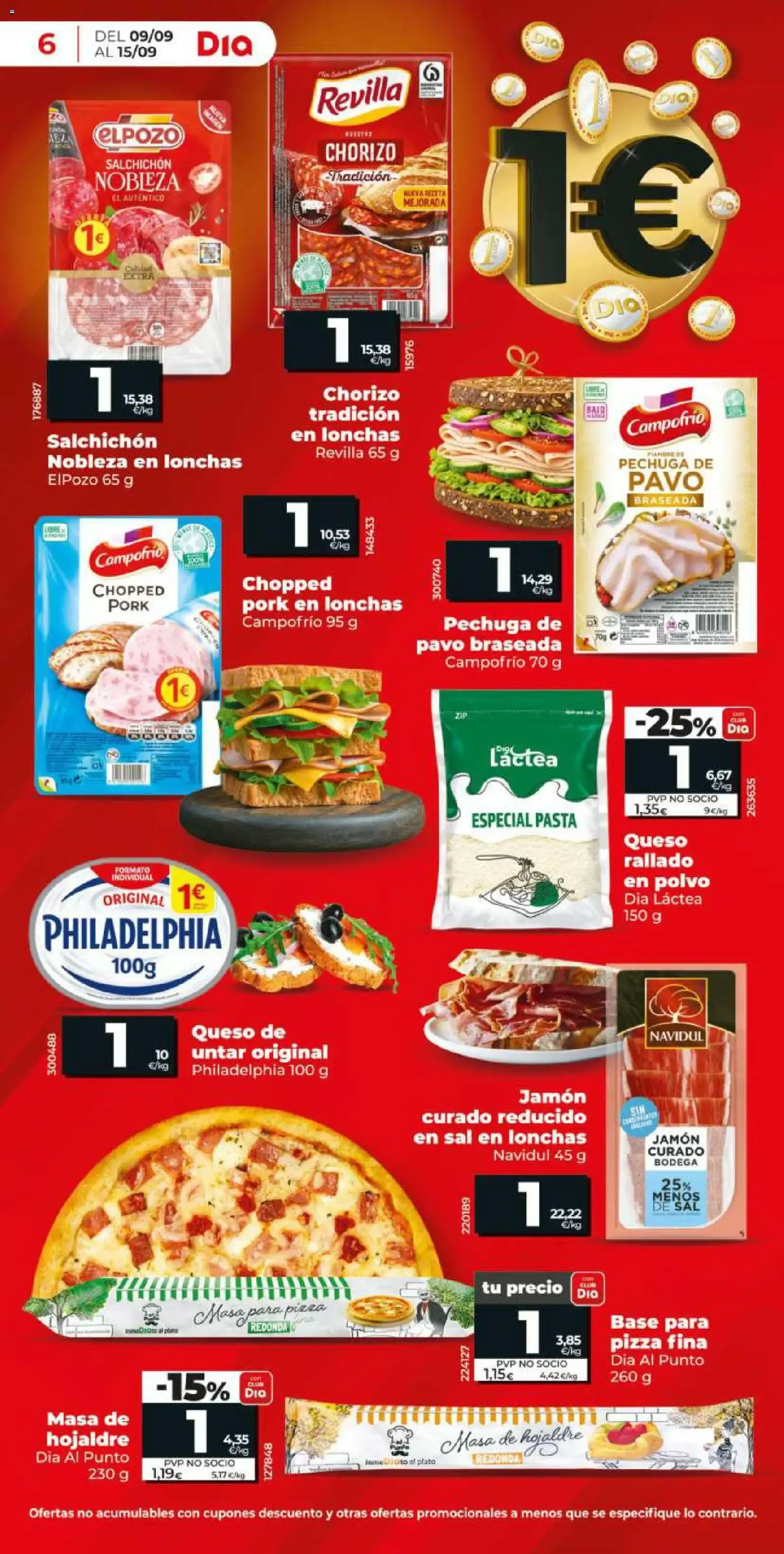 Catálogo de Dia: Más de 100 productos a 1€ 9 de septiembre al 15 de septiembre 2026 - Página 6