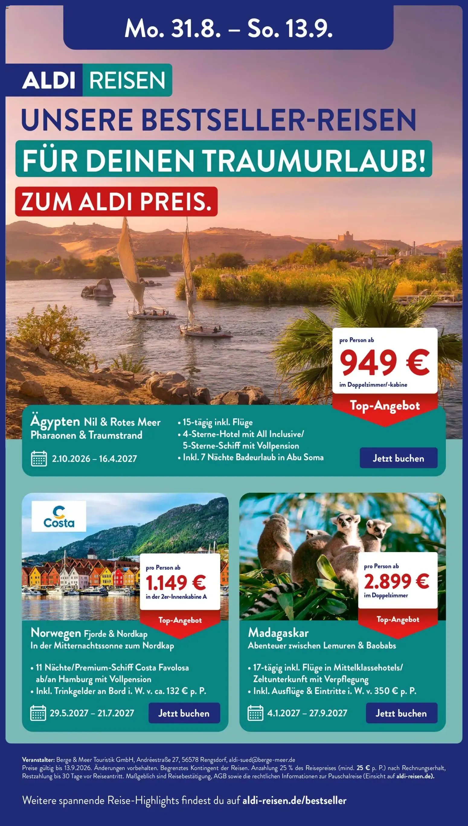 ALDI SÜD Tiefpreis-Highlight Prospekt von 31. August bis 5. September 2026 - Prospekt seite 19