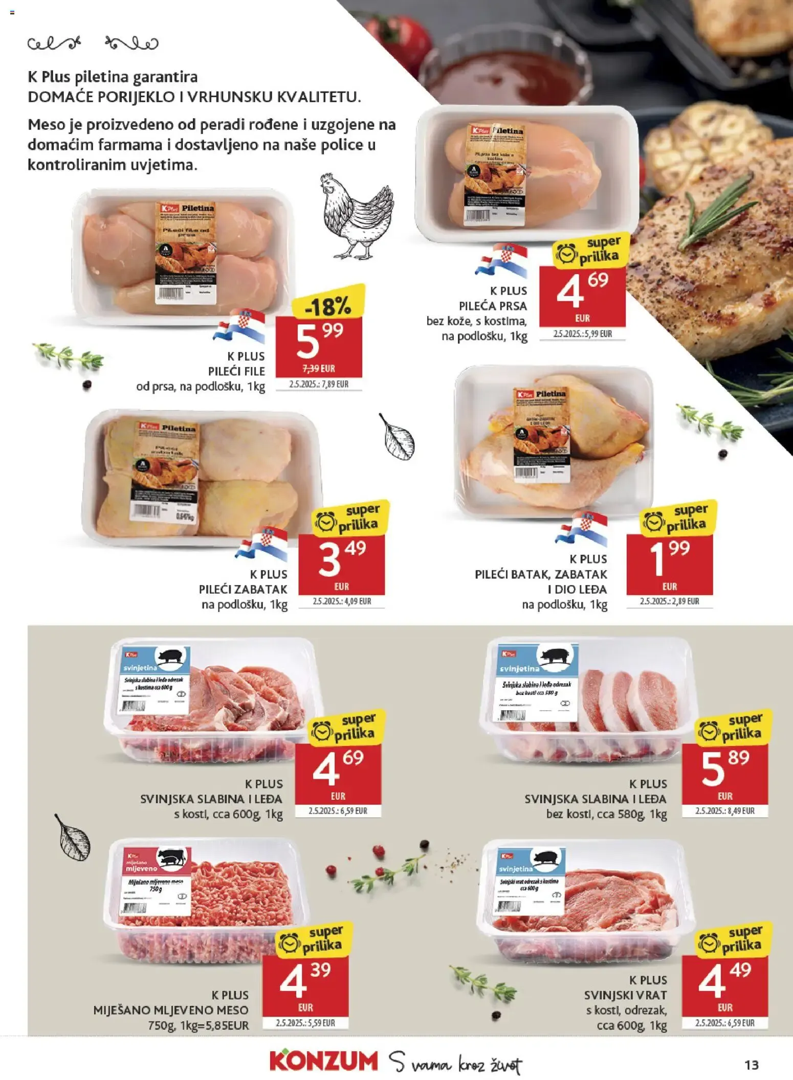 Katalog Konzum Katalog novi od 14.10.2026 na listanje > letak digitalni od 14. listopada do 20. listopada 2026. - Pregled Stranica 13