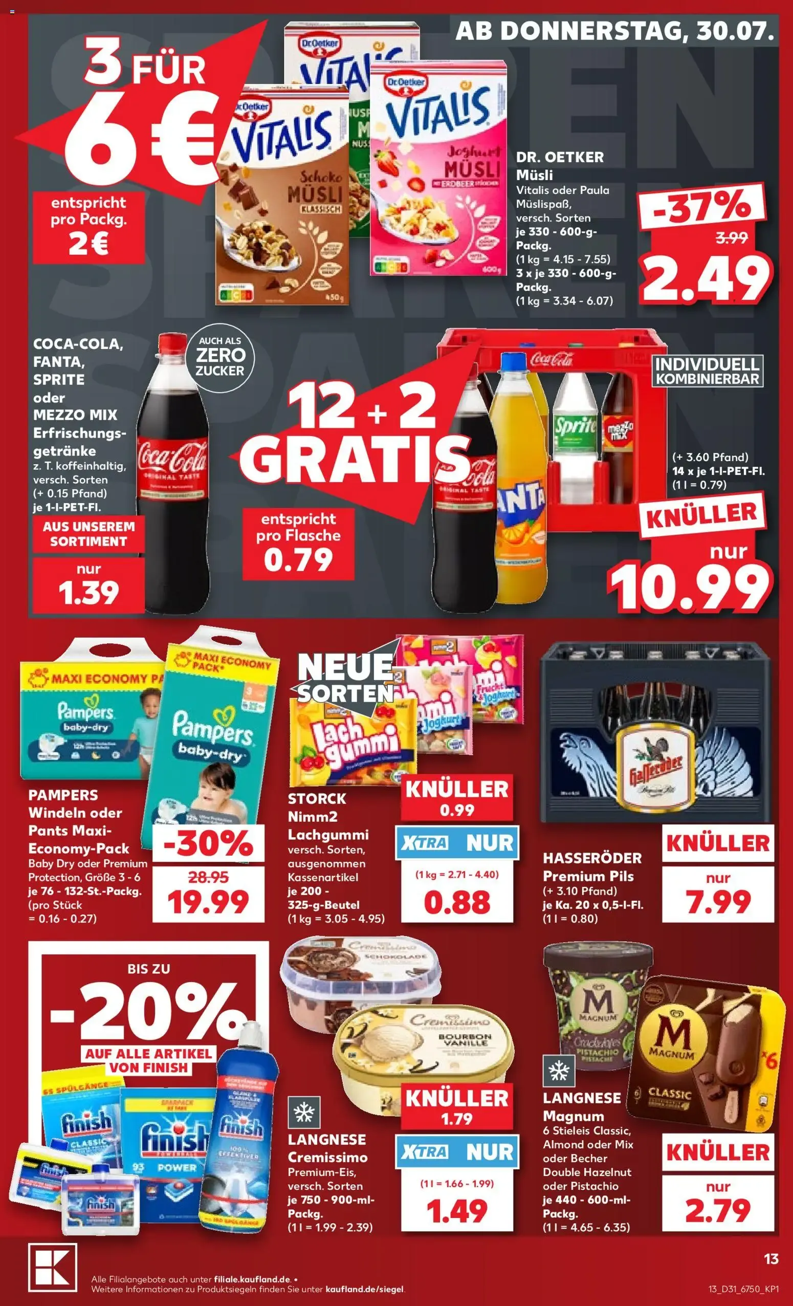 Prospekt Kaufland ab 30.07.2026 » Angebote Online zum Blättern von 30. Juli bis 5. August 2026 - Prospekt seite 13