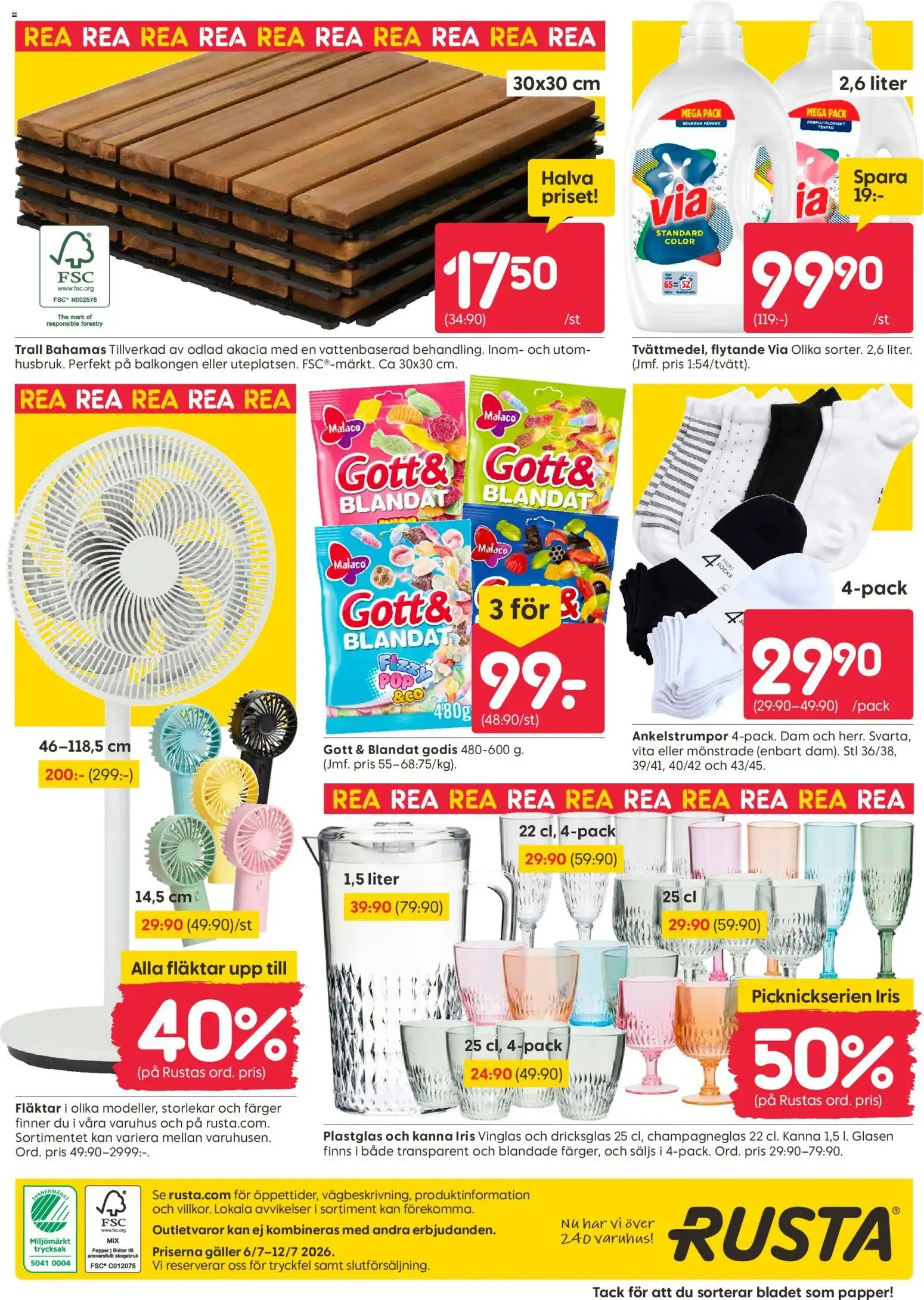 Rusta erbjudanden från 06/07/2026 - 12/07/2026 > Reklamblad nuvarande rabatter från 6 juli till 12 juli 2026 - Reklamblad sidor 16
