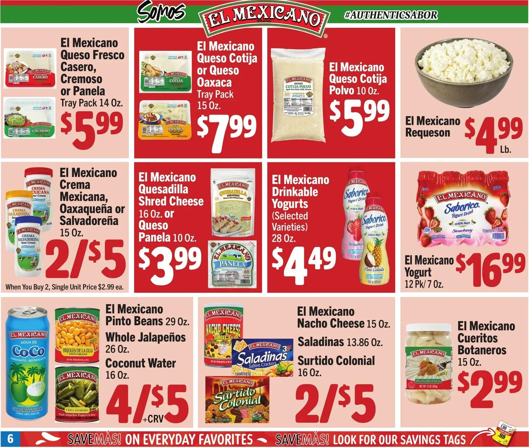 Weekly ad Vallarta Supermarkets - Save Más! Back to School Favorites from July 27 to August 23 2026 - Page 6