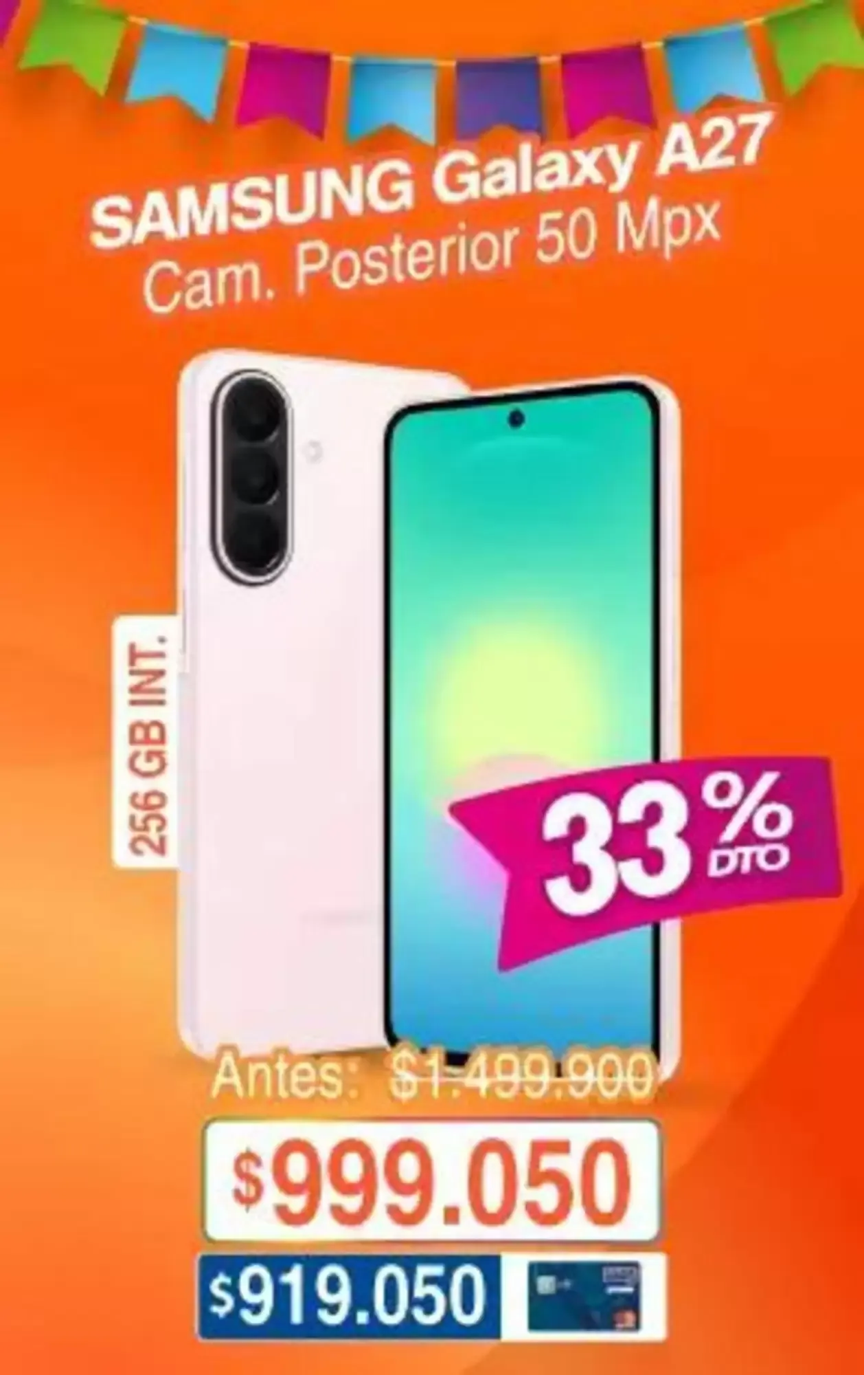 Catalogo de SAMSUNG Galaxy A27 Cam. Posterior 50 Mpx 25 de agosto al 9 de septiembre 2026 - Pag 1