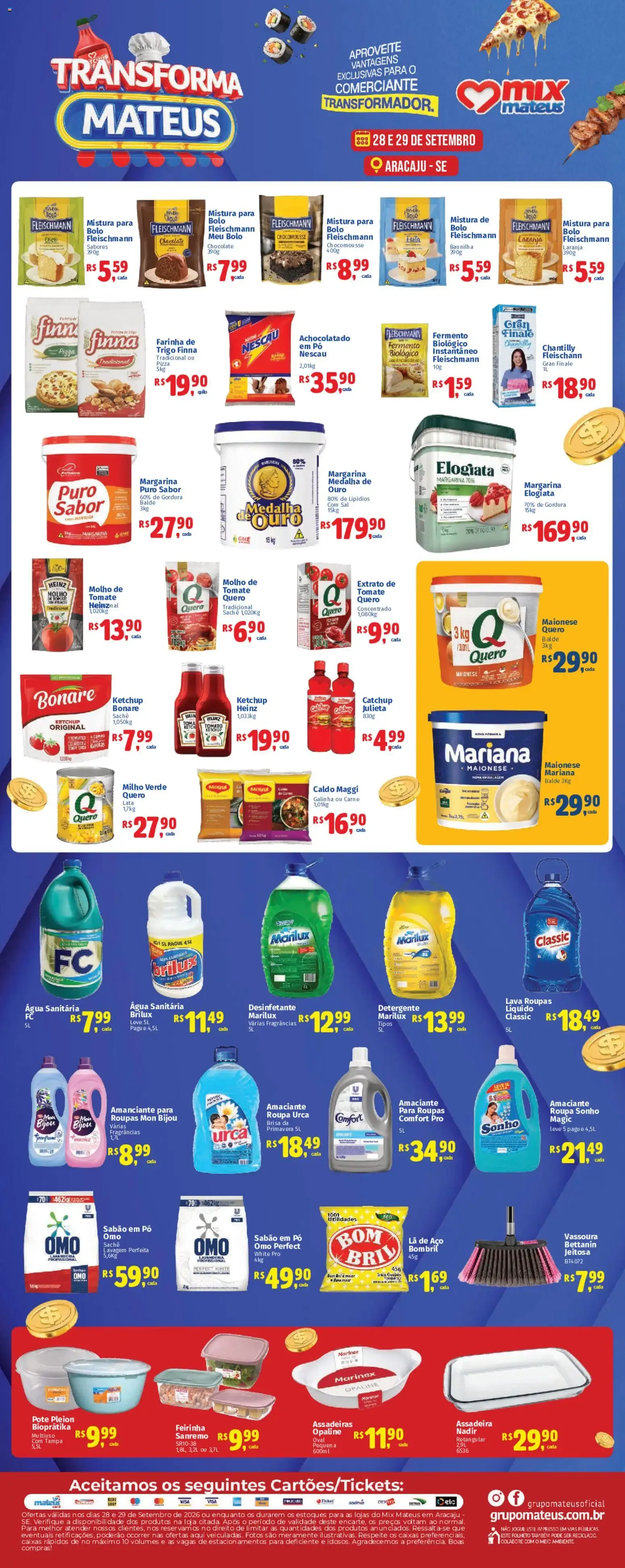 Encarte de Mateus ofertas Transforma de 28/09/2026 | Promoções Online 28 de setembro até 29 de setembro 2026 - Pagina 1