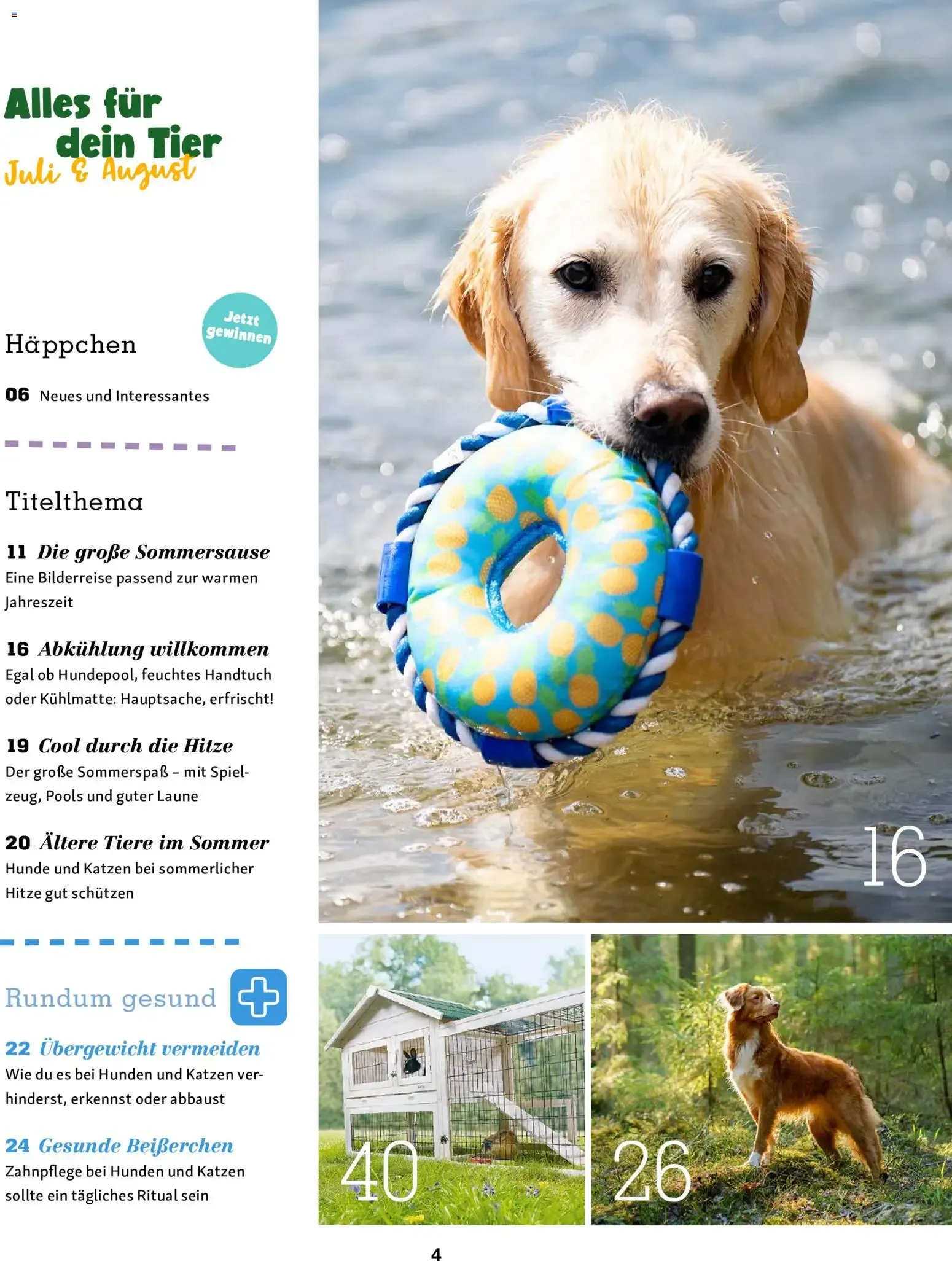 FRESSNAPF Friends - Europas größtes Haustier-Magazin von 1. Juli bis 31. August 2026 - Prospekt seite 4