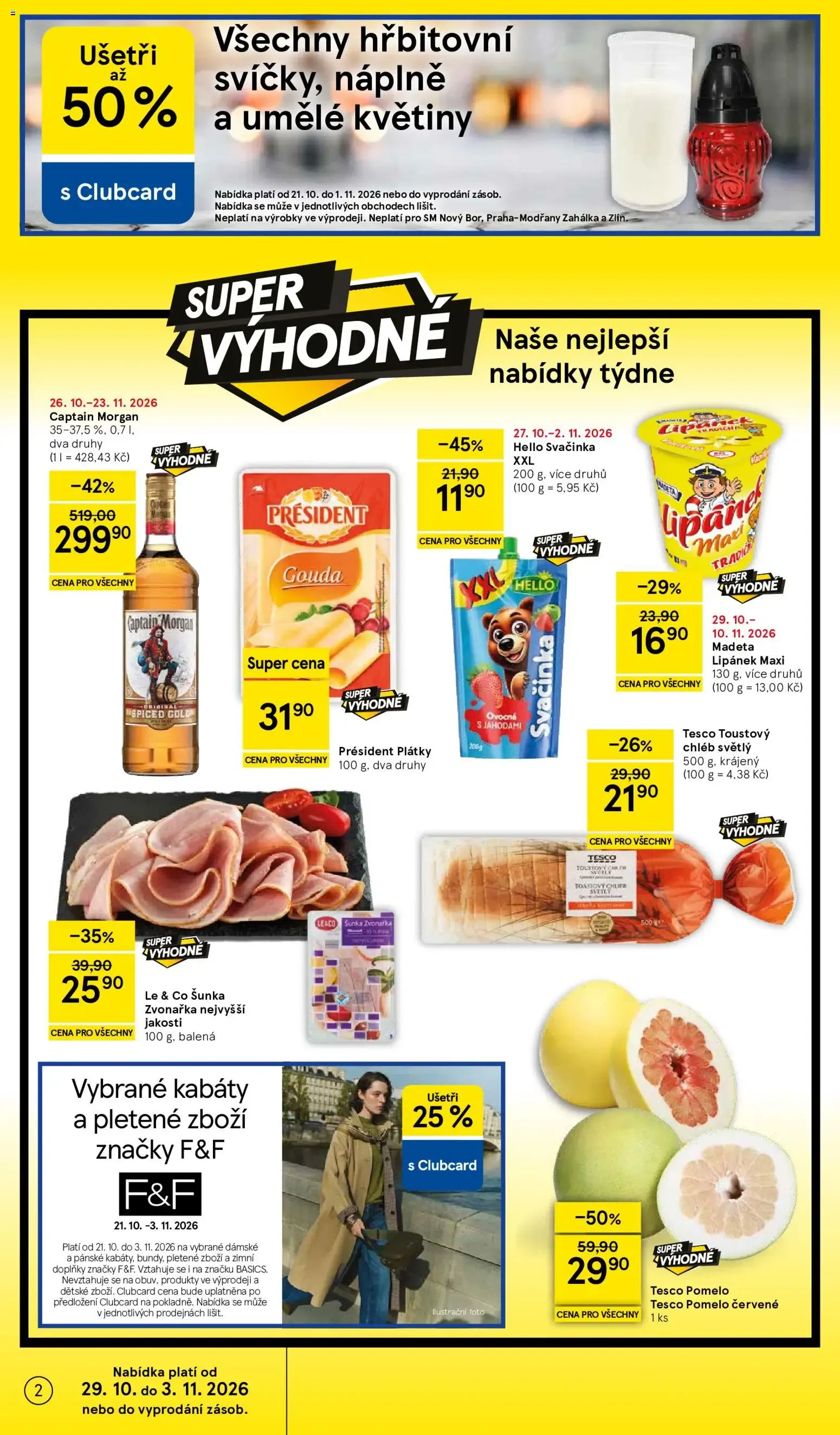 Tesco leták na tento + příští týden 29.10.2026 - 29. října 3. listopadu 2026 - Page 2